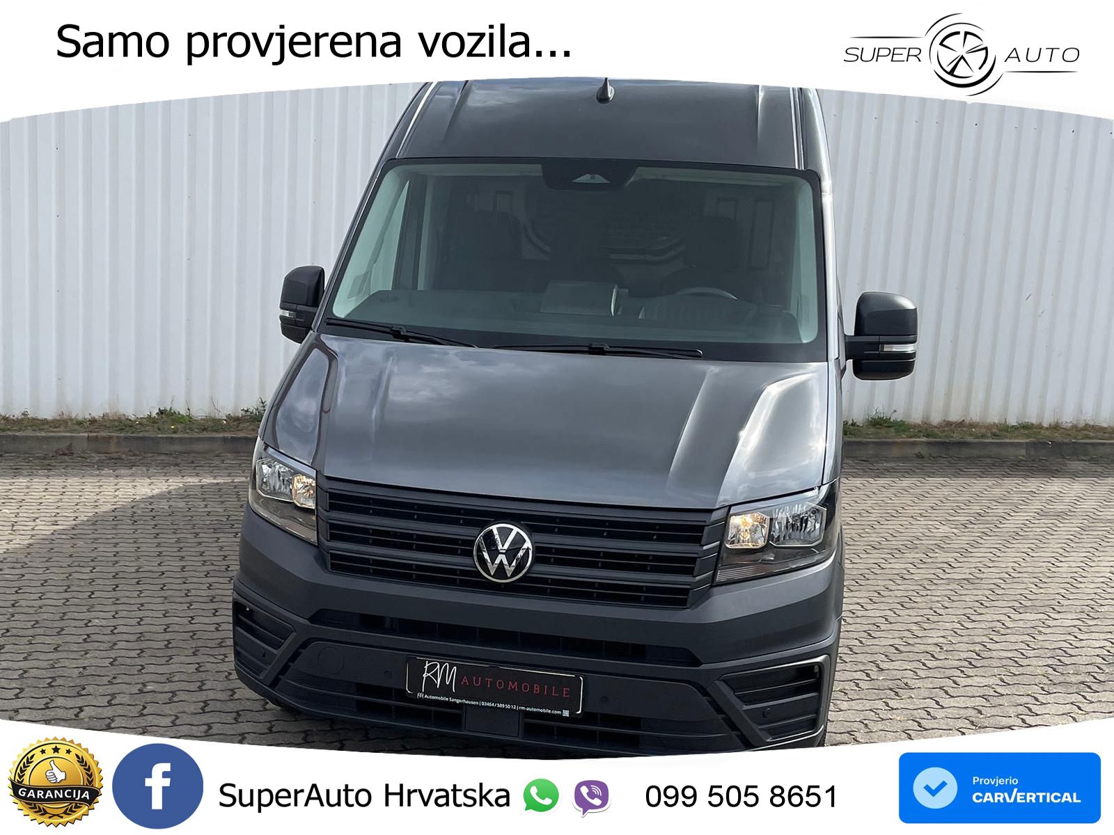 Volkswagen Crafter Kasten 35 L4H3 DAB AHK oh.Schäden 5J.Gar 177 KS