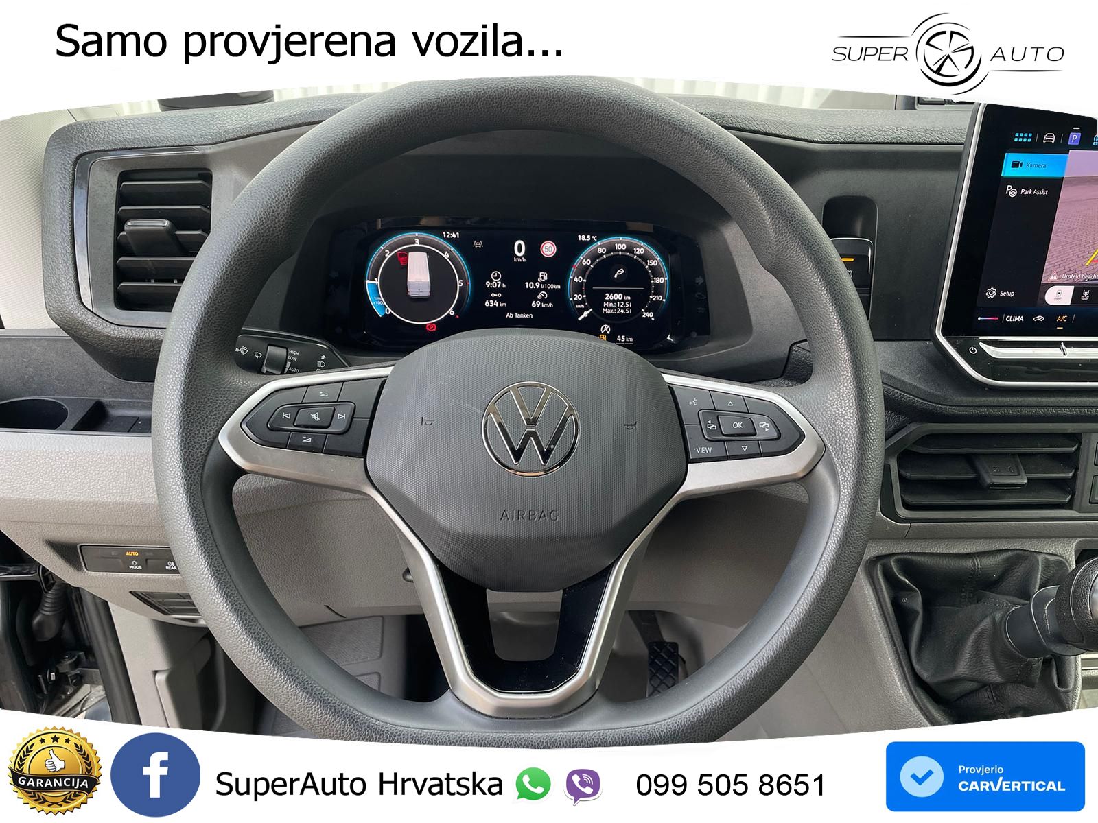 Volkswagen Crafter Kasten 35 L4H3 DAB AHK oh.Schäden 5J.Gar 177 KS