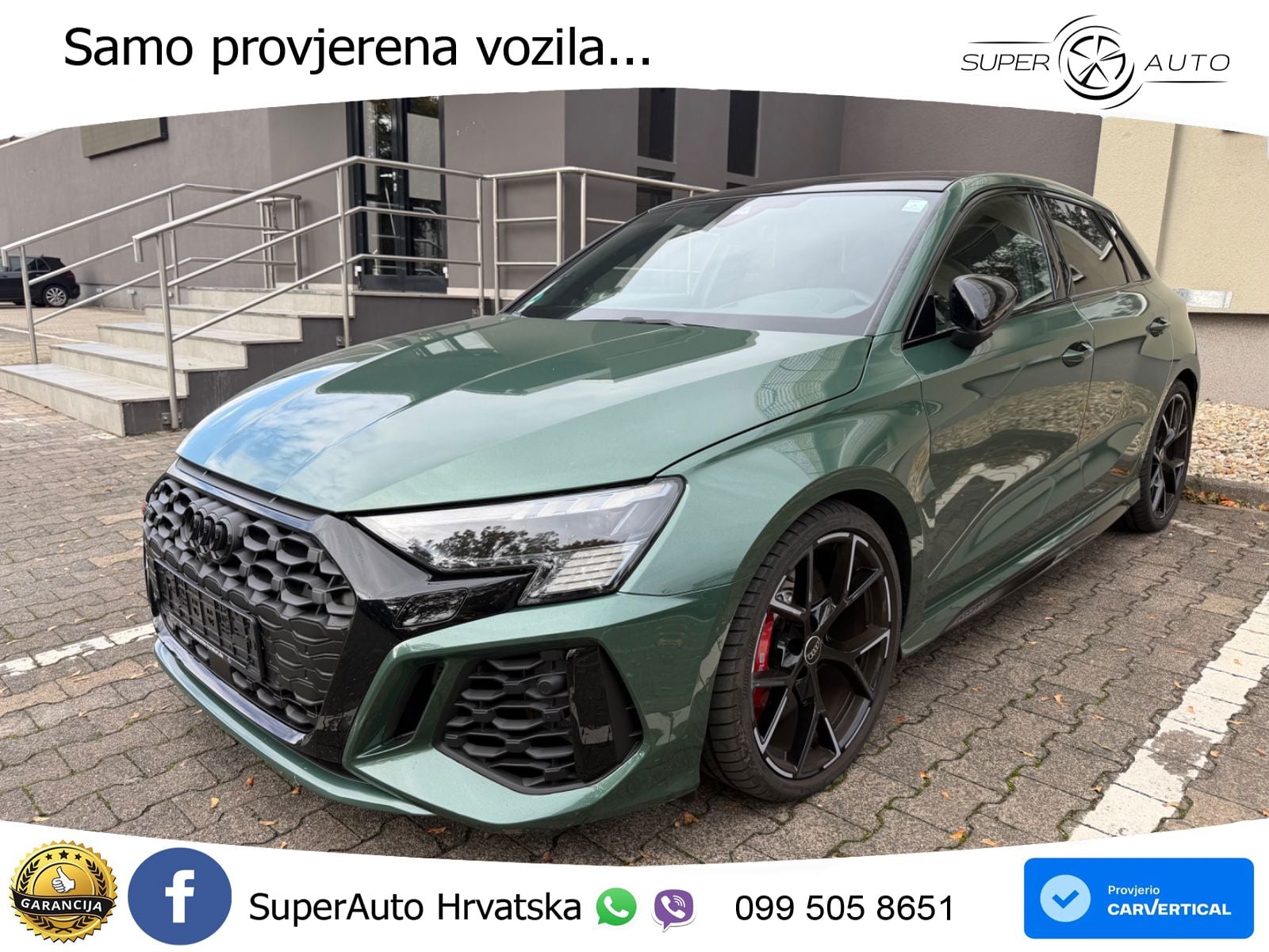 Audi RS3 Sportback 2.5 TFSI (400 KS) quattro S tronic LED+GR SJED+ACC