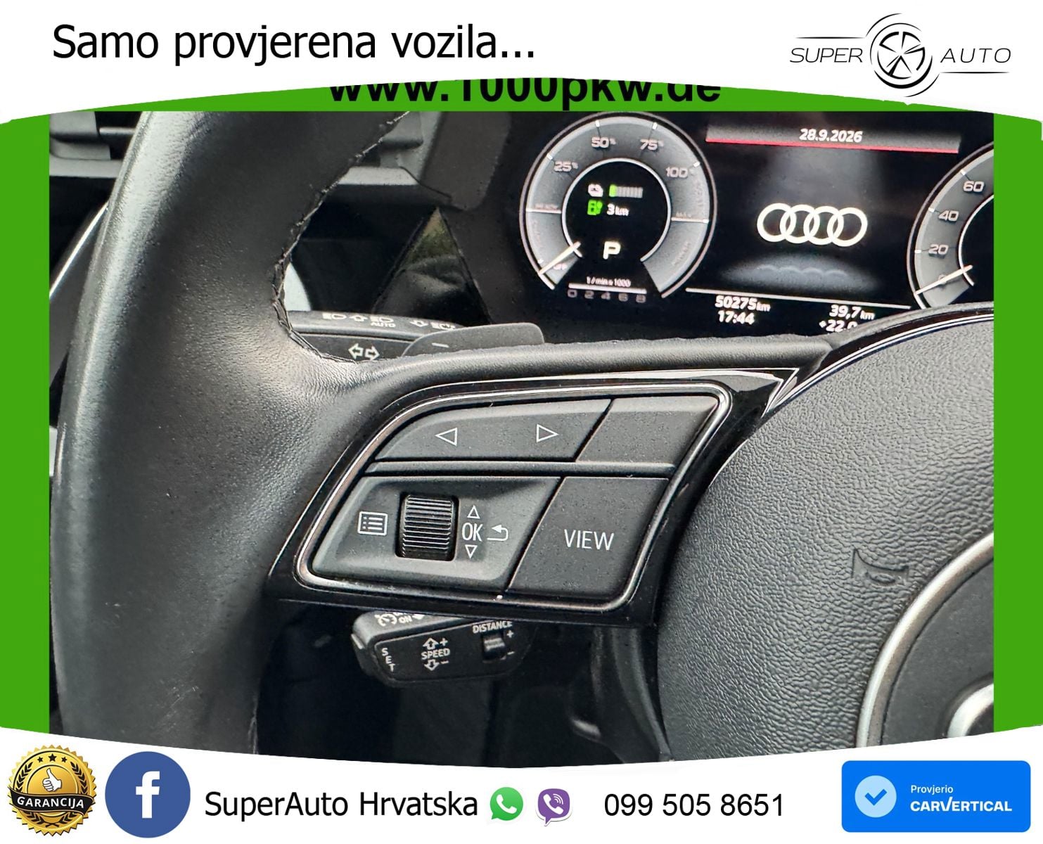 Audi A3 40 TFSIe (204 KS) S tronic LED+GR SJED+ACC