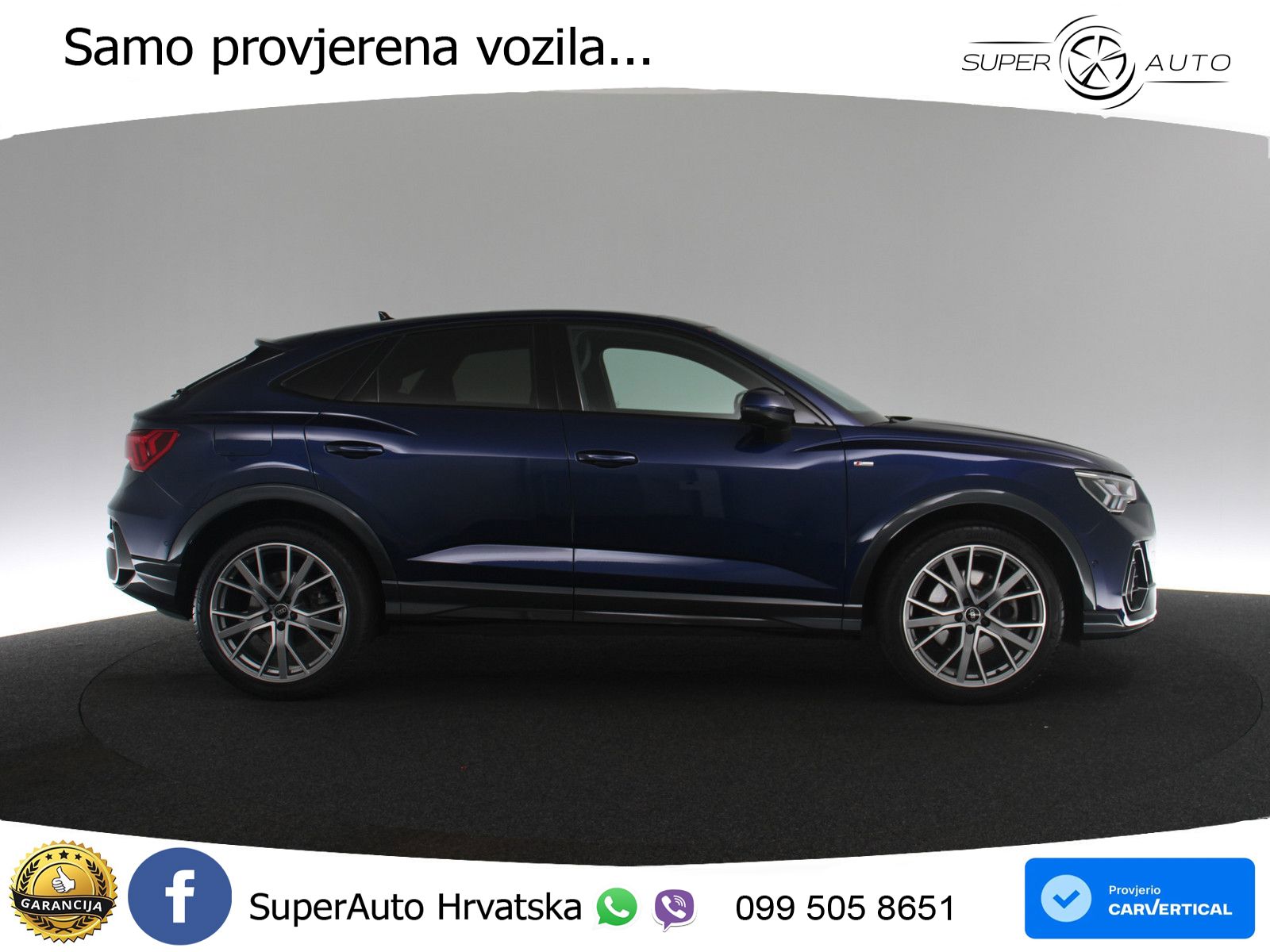 Audi Q3 II Sportback 40 TFSI (190 KS) quattro S tronic S line MATRIX+GR SJED+KAM