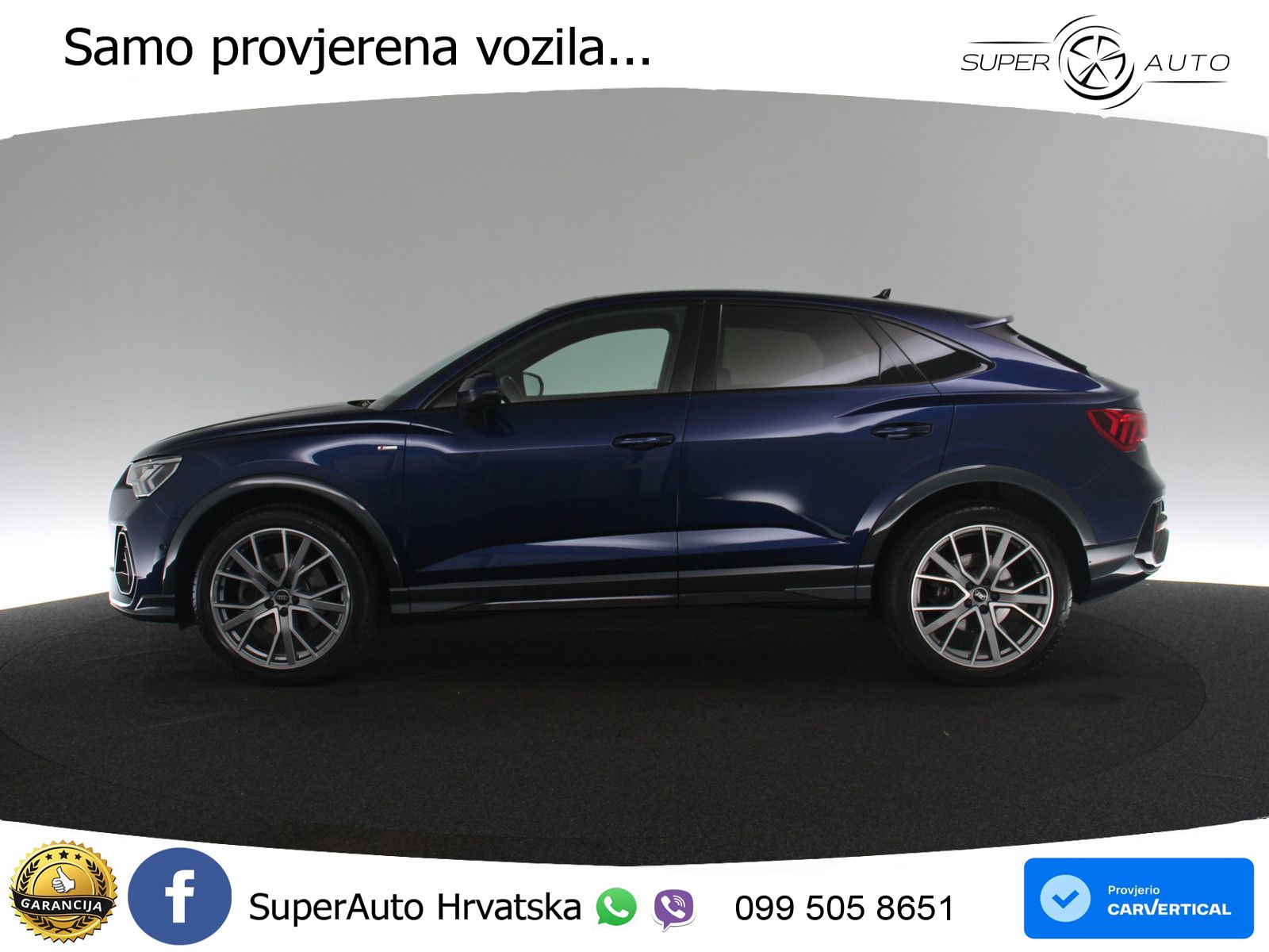 Audi Q3 II Sportback 40 TFSI (190 KS) quattro S tronic S line MATRIX+GR SJED+KAM