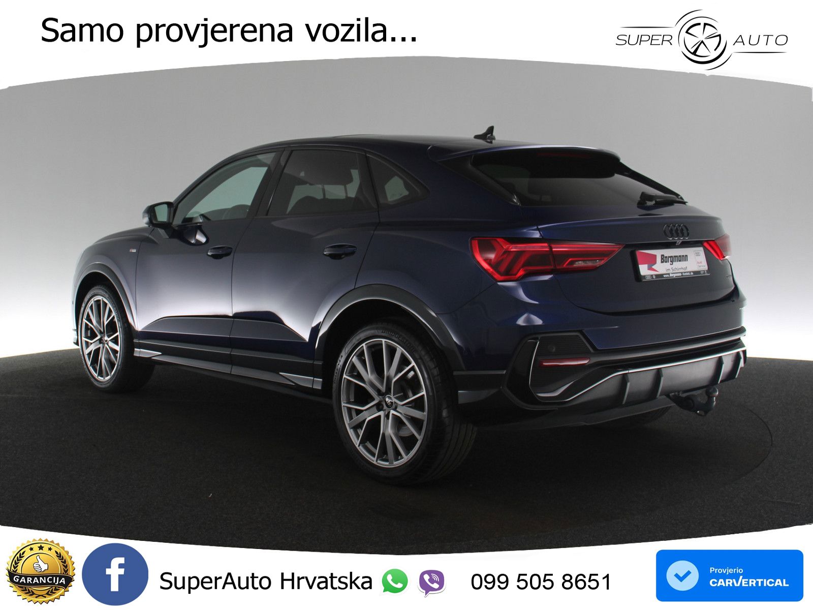Audi Q3 II Sportback 40 TFSI (190 KS) quattro S tronic S line MATRIX+GR SJED+KAM