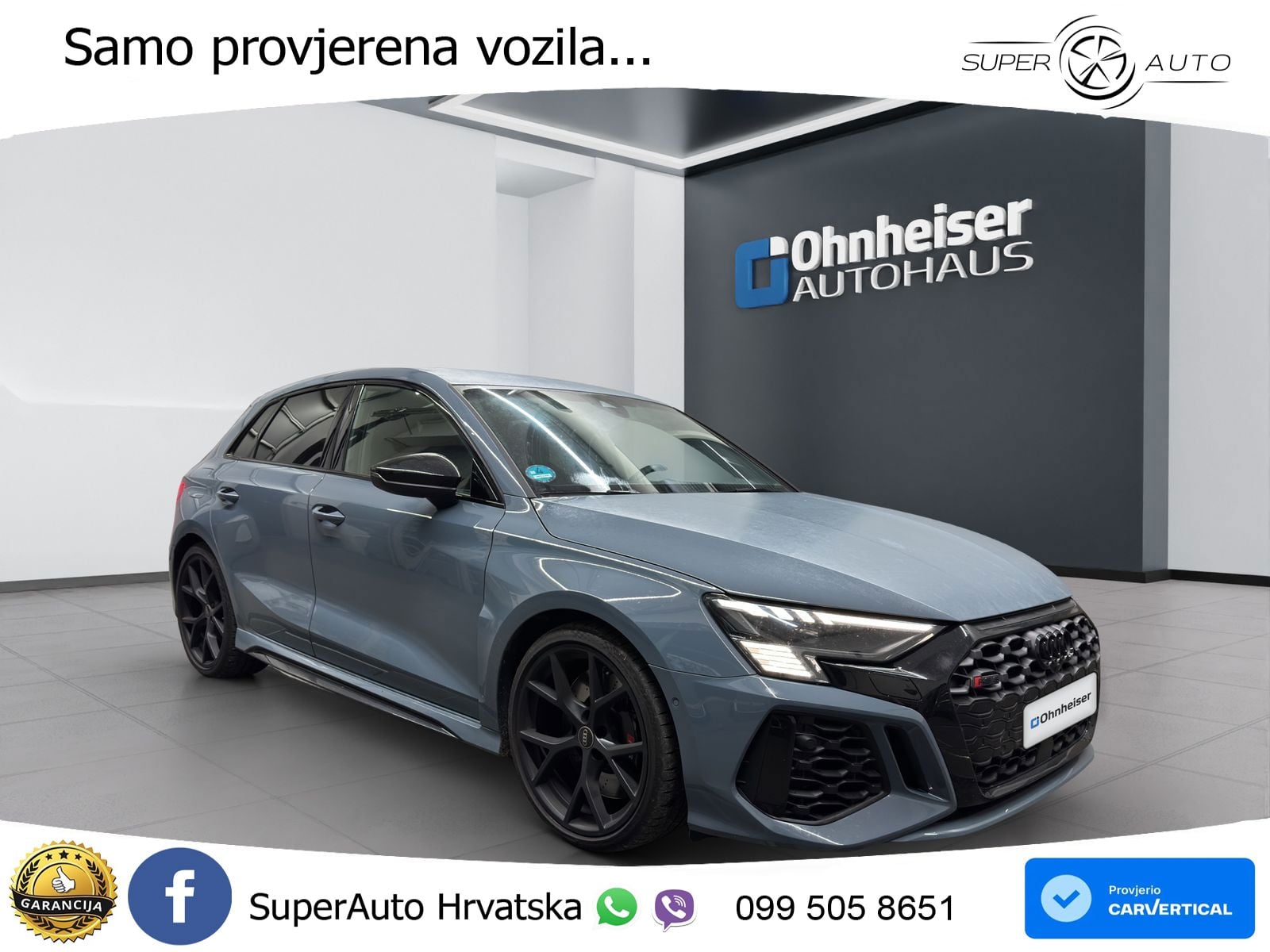 Audi RS3 Sedan 2.5 TFSI (400 KS) quattro S tronic MATRIX+GR SJED+KAM