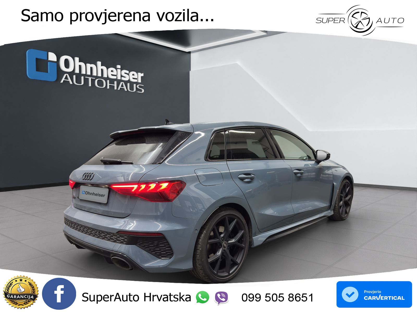 Audi RS3 Sedan 2.5 TFSI (400 KS) quattro S tronic MATRIX+GR SJED+KAM