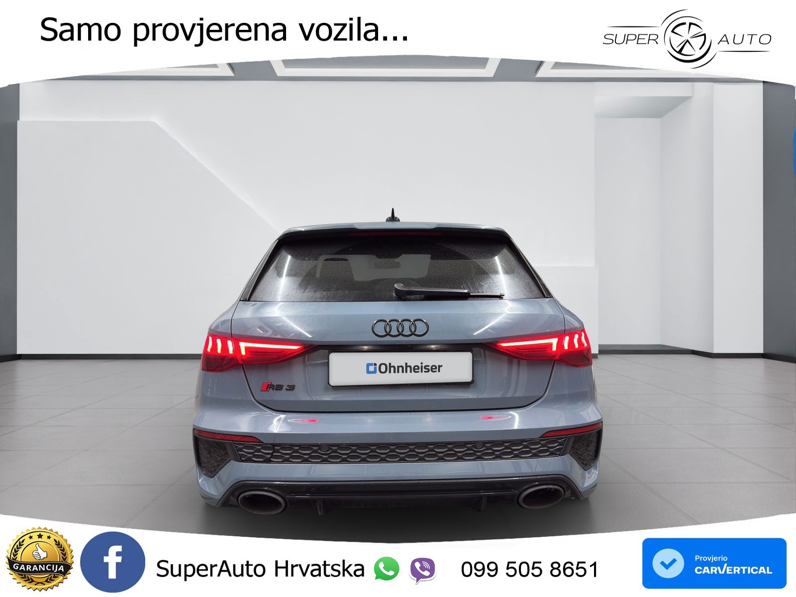 Audi RS3 Sedan 2.5 TFSI (400 KS) quattro S tronic MATRIX+GR SJED+KAM