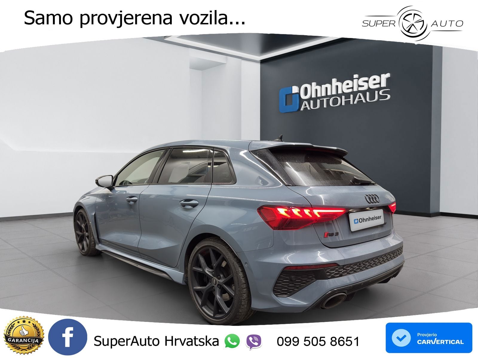Audi RS3 Sedan 2.5 TFSI (400 KS) quattro S tronic MATRIX+GR SJED+KAM