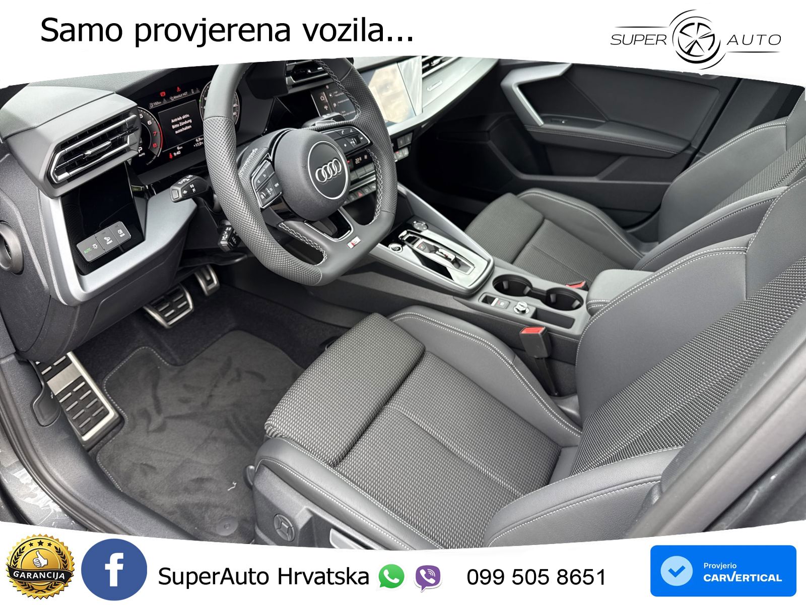 Audi A3 Limuzina 35 TFSI (150 KS) S tronic S line LED+GR SJED+ACC