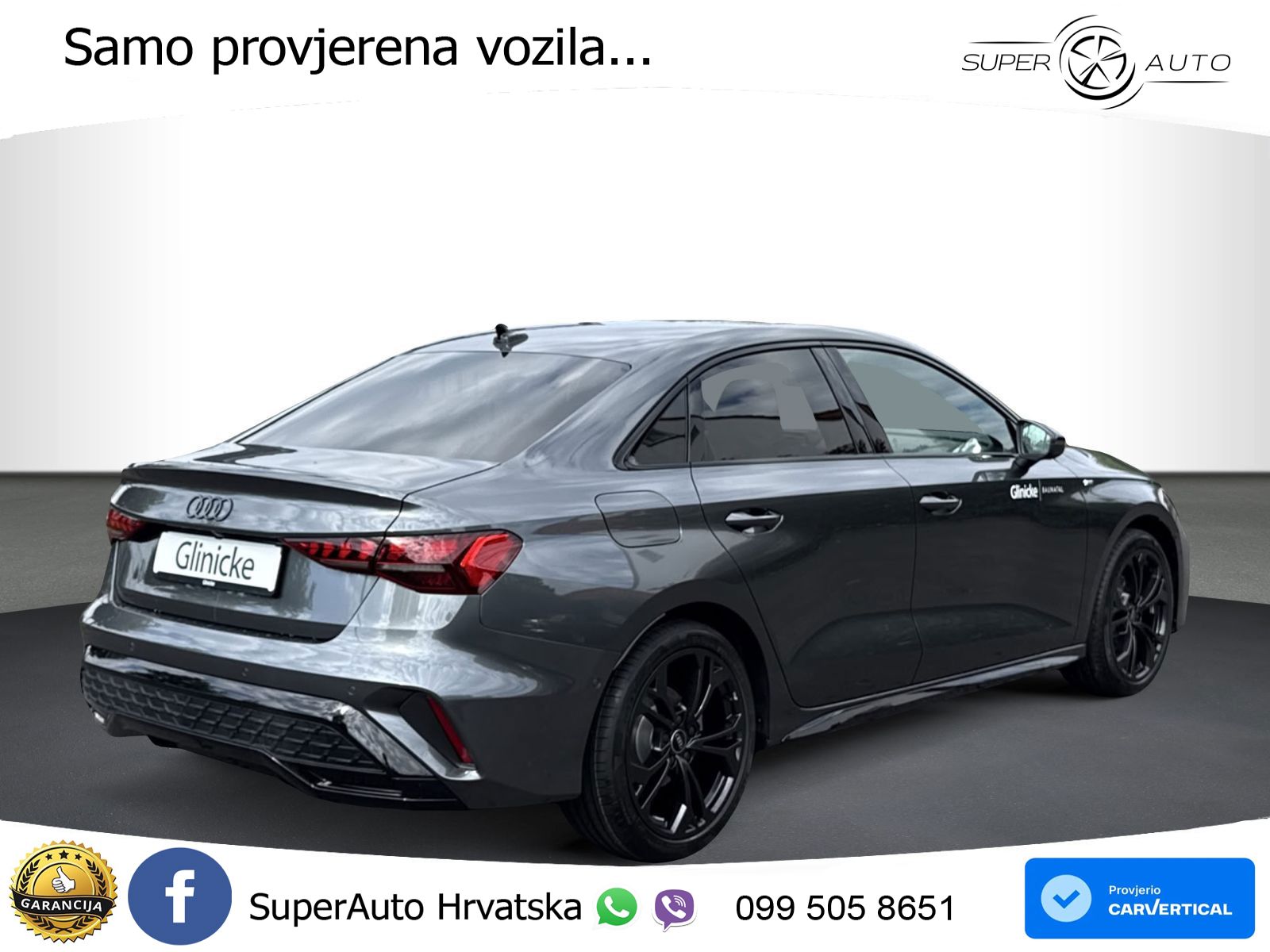 Audi A3 Limuzina 35 TFSI (150 KS) S tronic S line LED+GR SJED+ACC