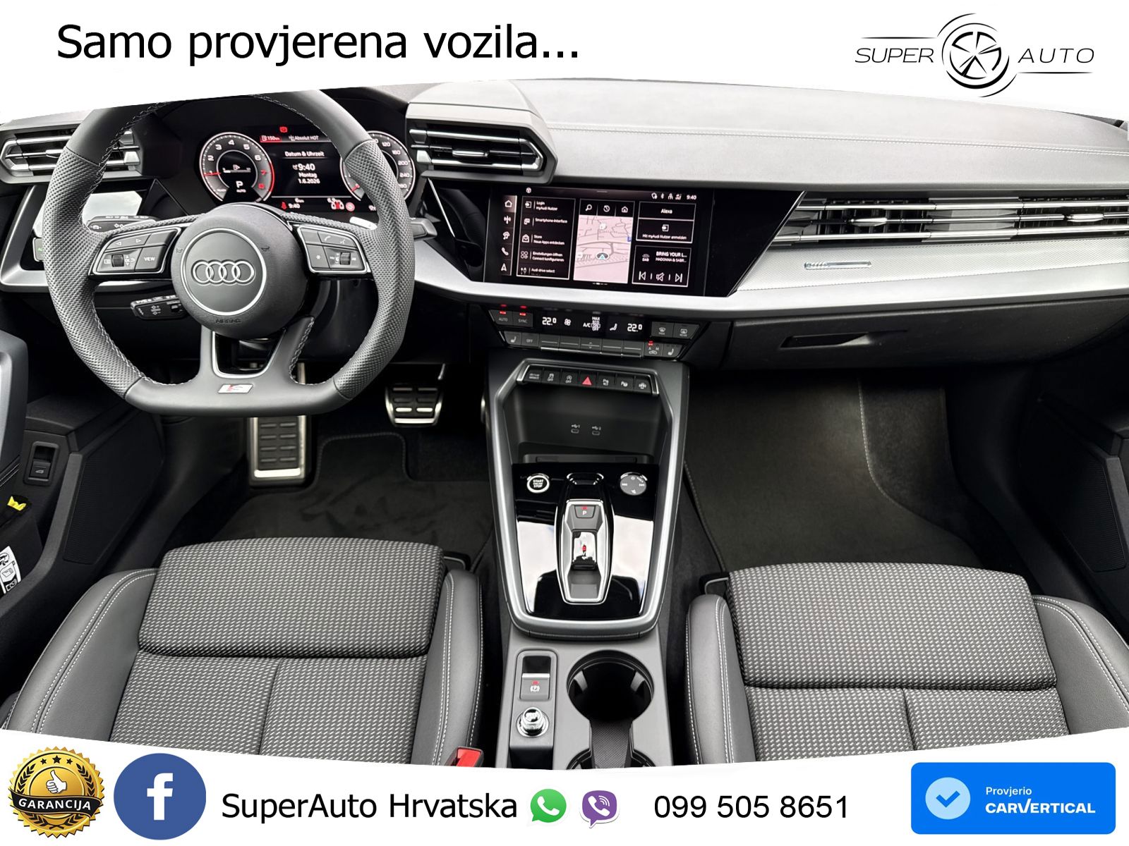 Audi A3 Limuzina 35 TFSI (150 KS) S tronic S line LED+GR SJED+ACC