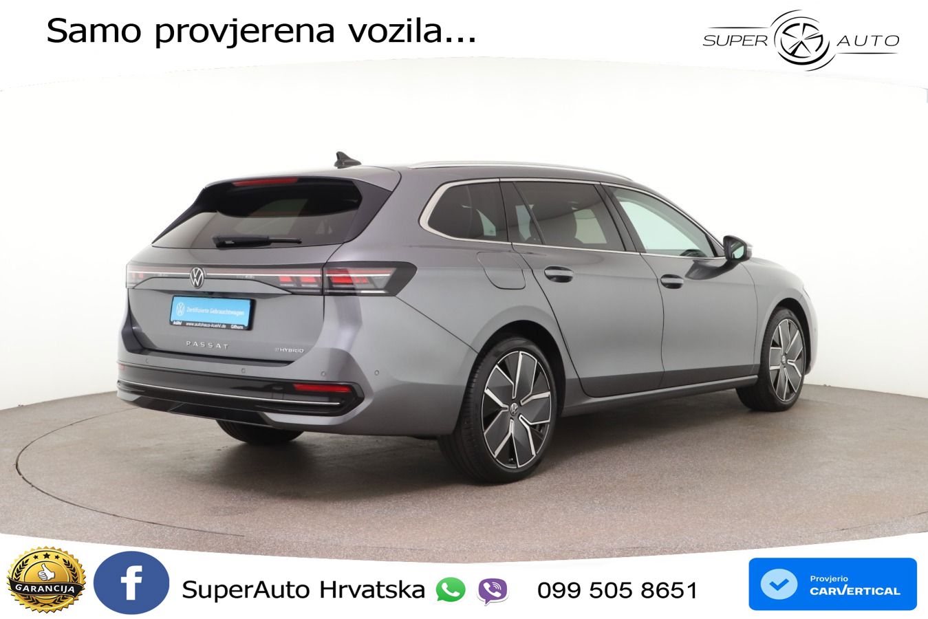 Volkswagen Passat Variant 1.5 TSI (272 KS) eHybrid DSG Elegance LED+GR SJED+ACC