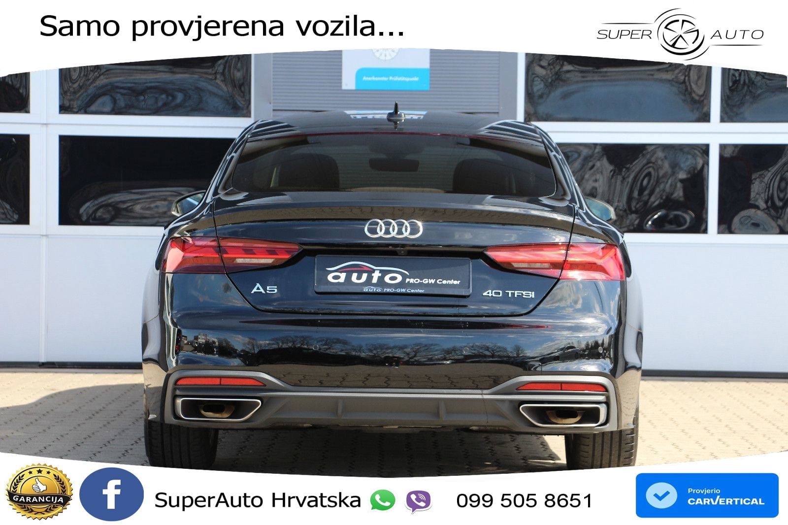 Audi A5 Sportback 40 TFSI (190 KS) S tronic LED+GR SJED+ACC