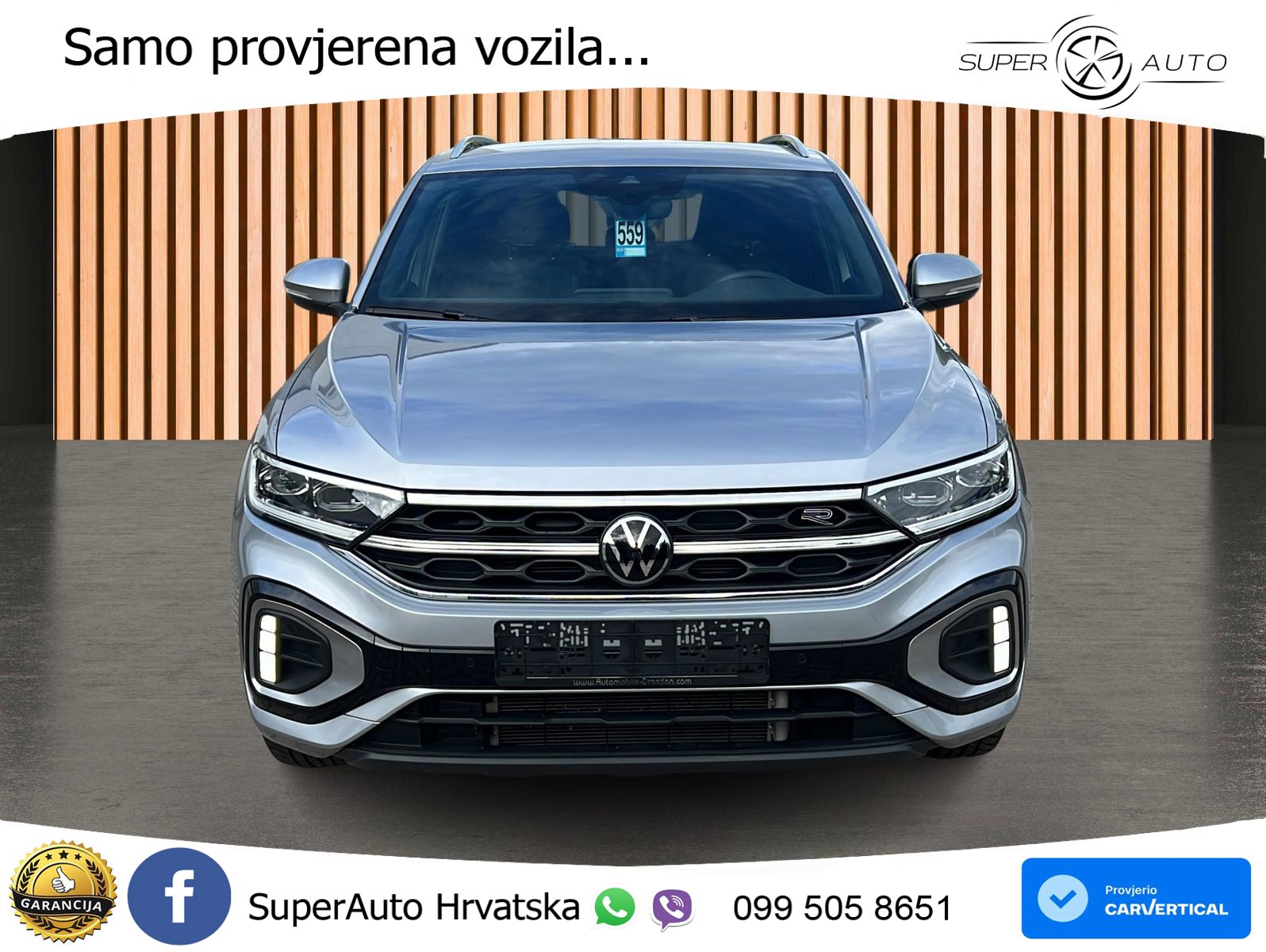 Volkswagen T-Roc 1.5 TSI (150 KS) DSG R-Line LED+GR SJED+ACC
