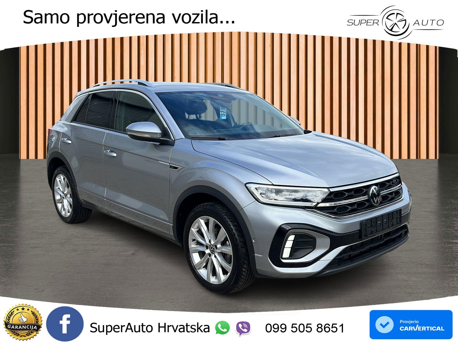 Volkswagen T-Roc 1.5 TSI (150 KS) DSG R-Line LED+GR SJED+ACC