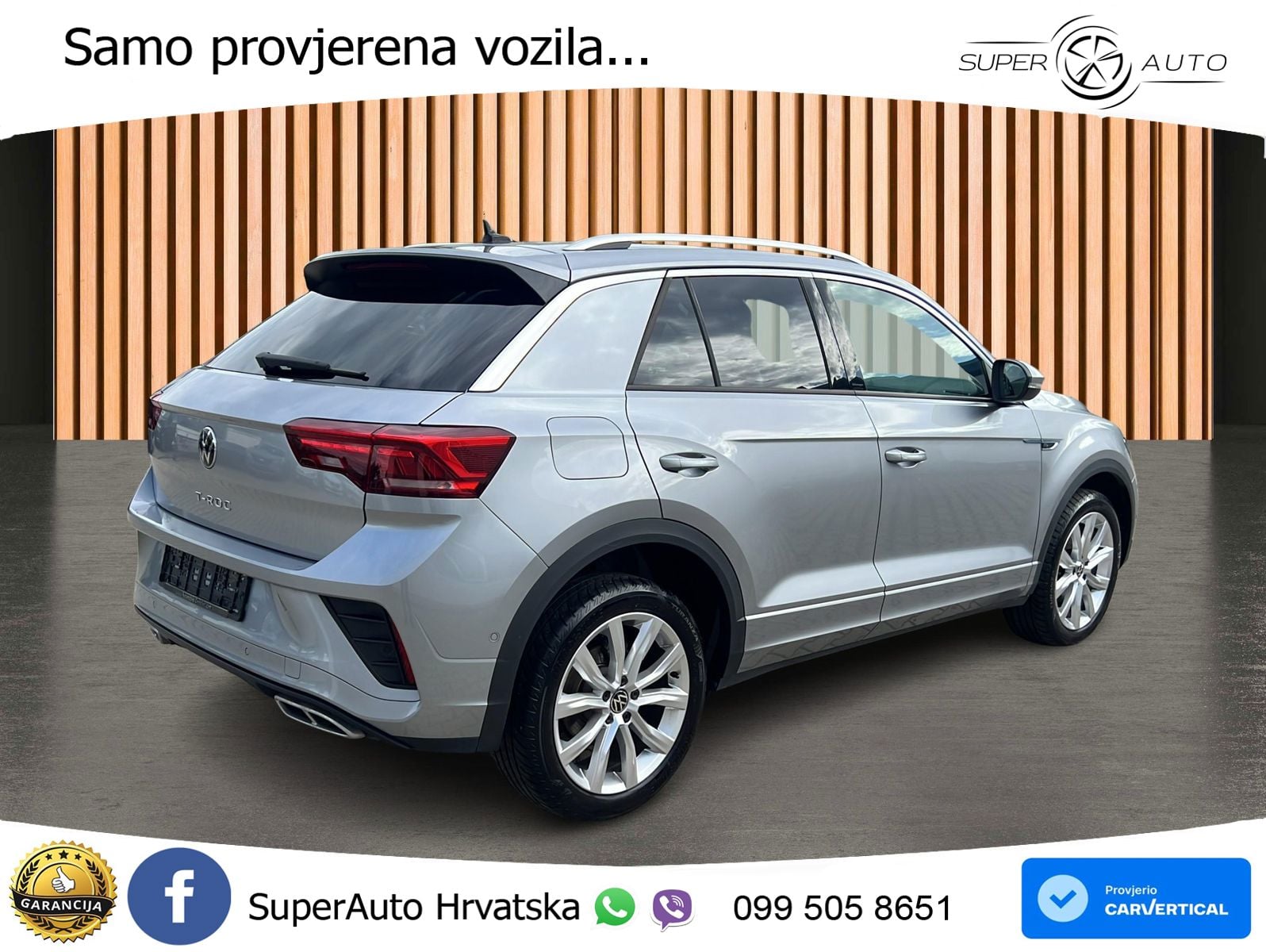 Volkswagen T-Roc 1.5 TSI (150 KS) DSG R-Line LED+GR SJED+ACC