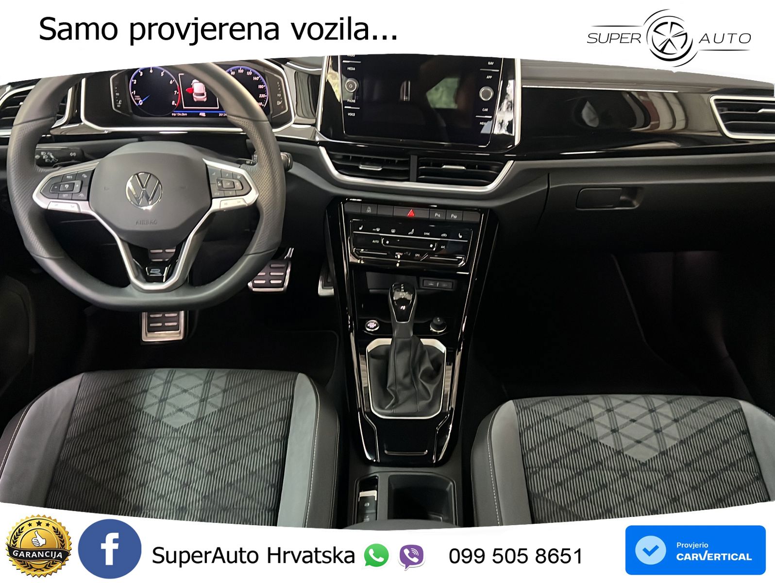 Volkswagen T-Roc 1.5 TSI (150 KS) DSG R-Line LED+GR SJED+ACC