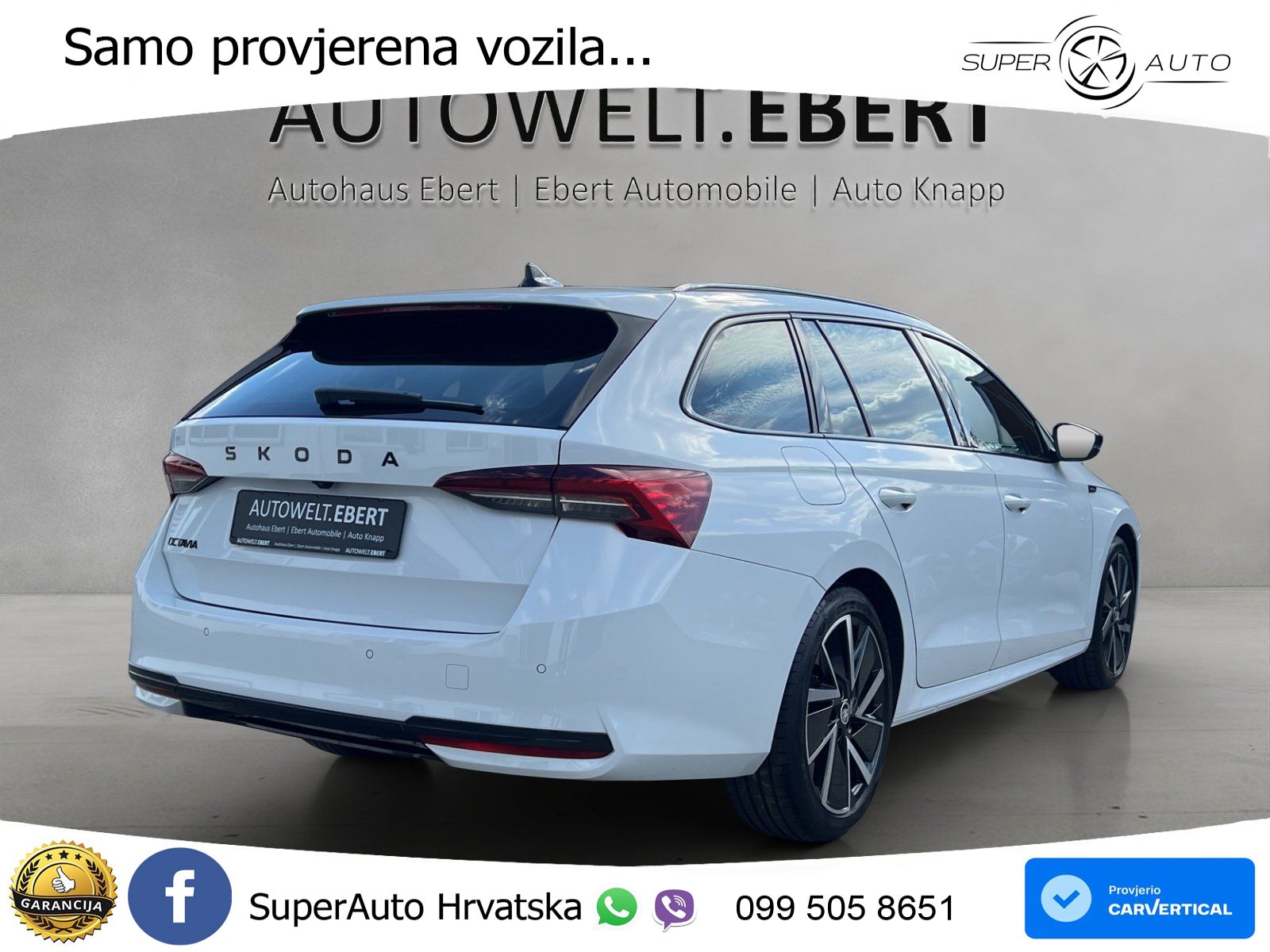 Škoda Octavia Combi 2.0 TDI (150 KS) DSG SportLine LED+GR SJED+ACC