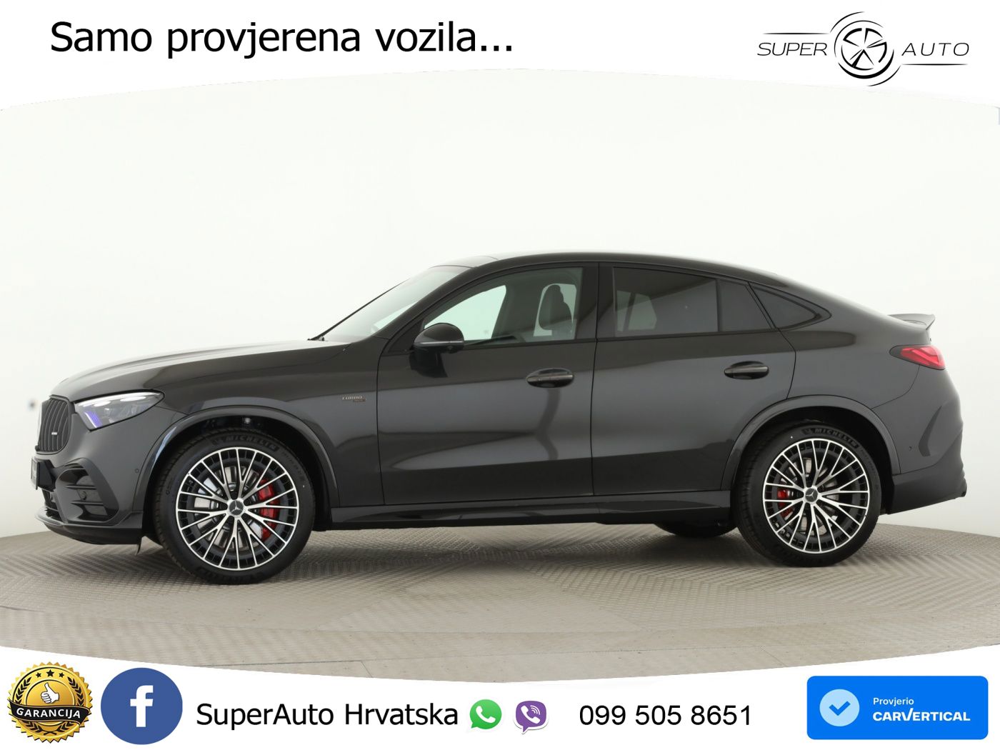 Mercedes GLC Coupe AMG 53 (449 KS) 4MATIC+ AMG SPEEDSHIFT TCT 9G ACC+HEAD+GR SJED+360+PANO