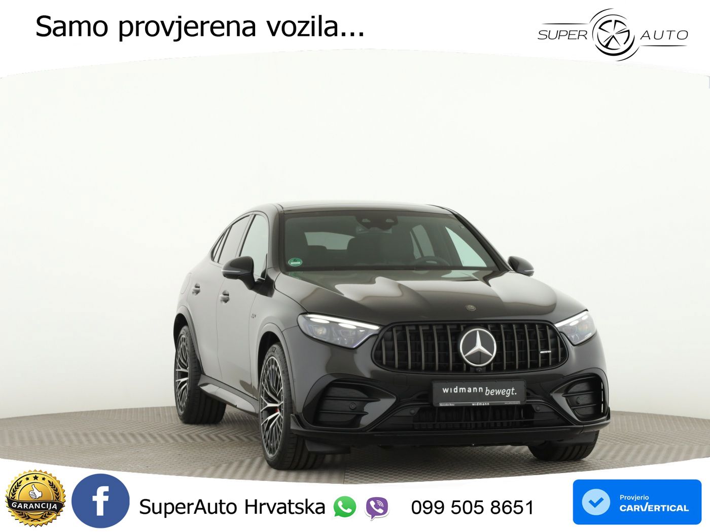 Mercedes GLC Coupe AMG 53 (449 KS) 4MATIC+ AMG SPEEDSHIFT TCT 9G ACC+HEAD+GR SJED+360+PANO