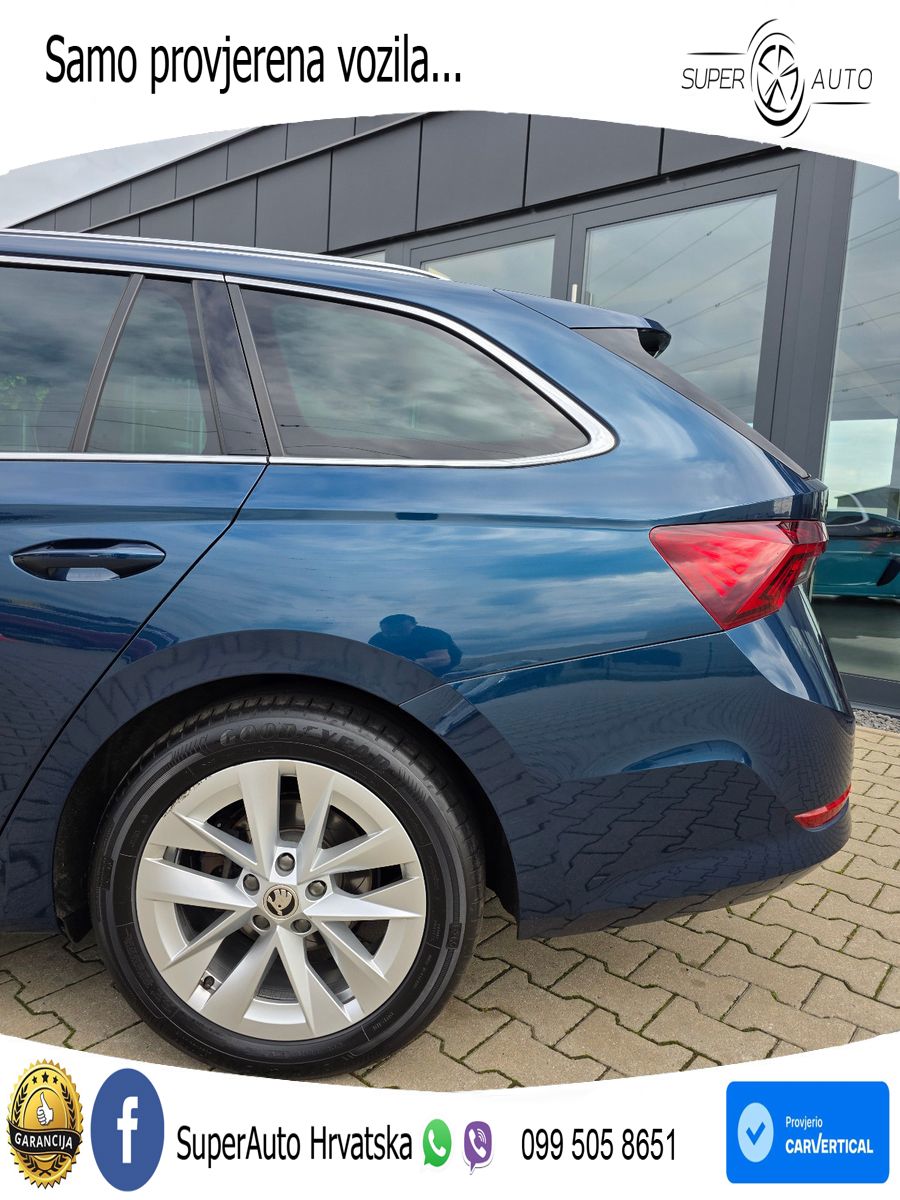 Škoda Octavia Combi 2.0 TSI (190 KS) 4x4 DSG LED+GR SJED+ACC