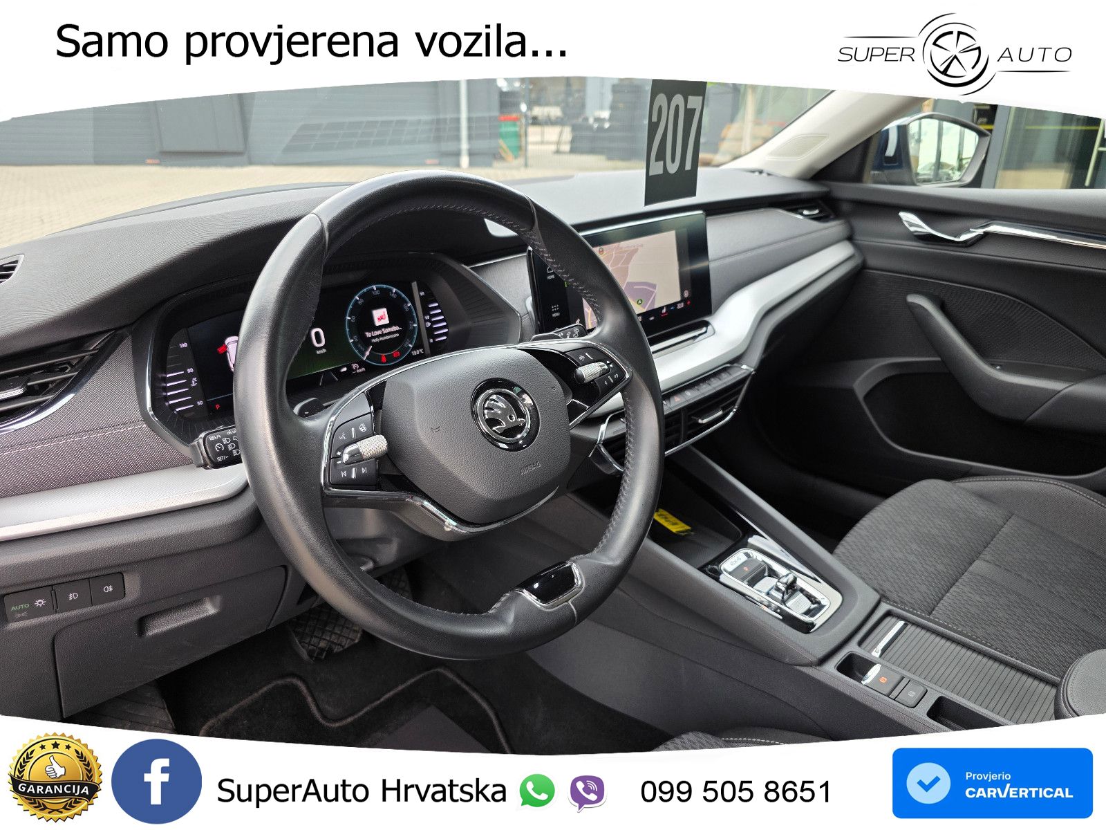 Škoda Octavia Combi 2.0 TSI (190 KS) 4x4 DSG LED+GR SJED+ACC