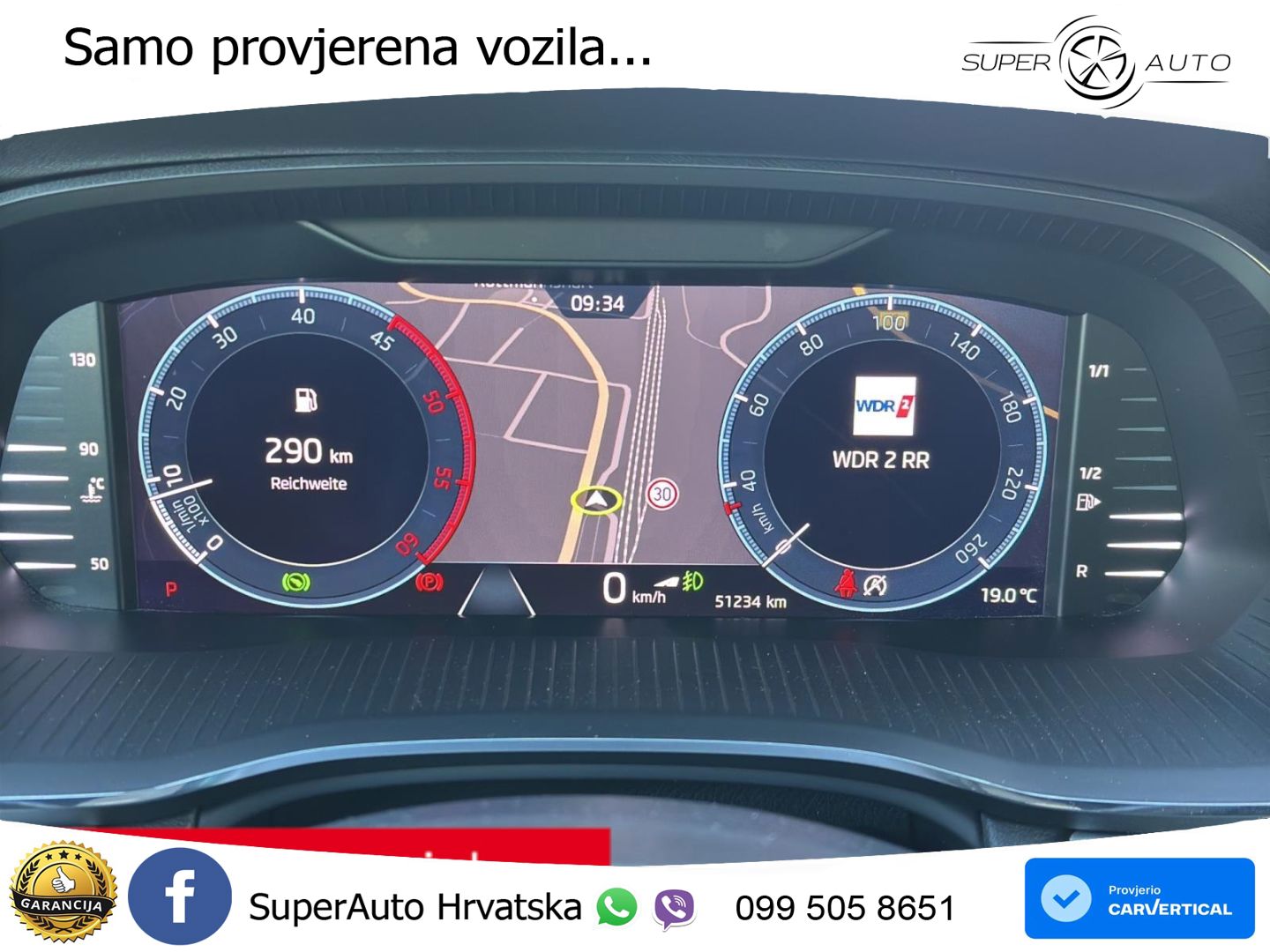 Škoda Octavia Combi 2.0 TDI (150 KS) DSG Selection LED+GR SJED+ACC