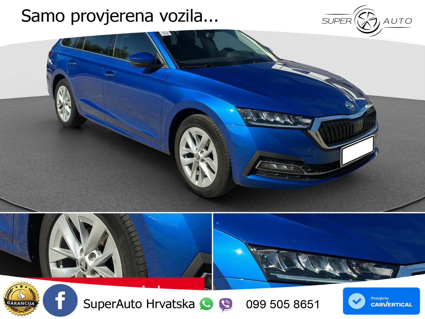 Škoda Octavia Combi 2.0 TDI (150 KS) DSG Selection LED+GR SJED+ACC