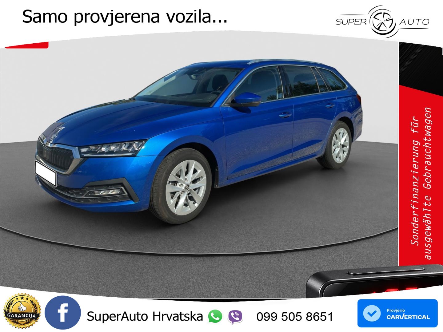 Škoda Octavia Combi 2.0 TDI (150 KS) DSG Selection LED+GR SJED+ACC