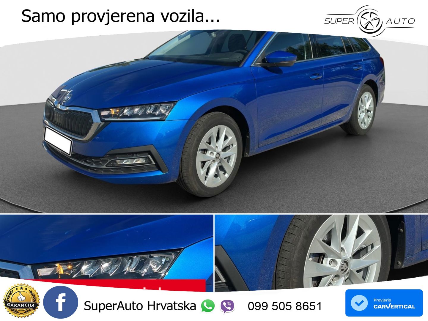 Škoda Octavia Combi 2.0 TDI (150 KS) DSG Selection LED+GR SJED+ACC