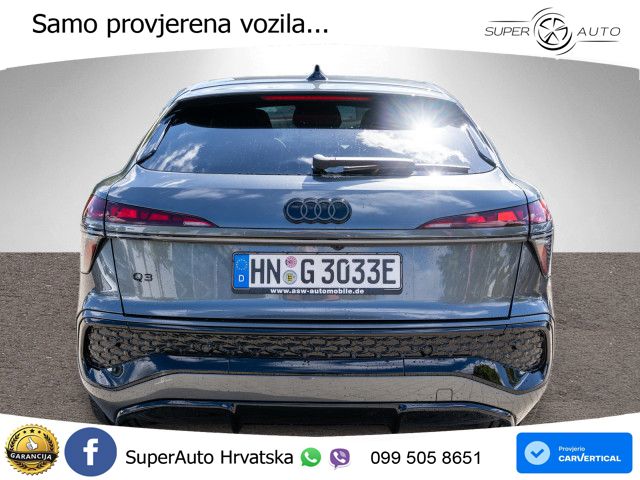 Audi Q3 Sportback 1.5 TFSIe (272 KS) S tronic S line LED+GR SJED+ACC