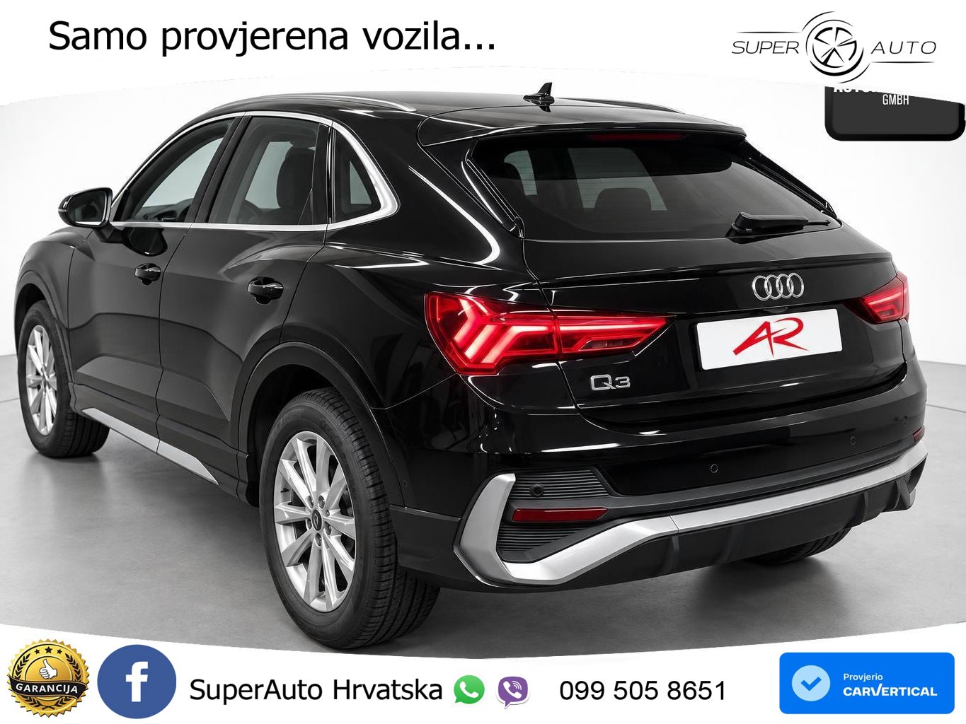 Audi Q3 Sportback 45 TFSI (245 KS) quattro S tronic S line LED+GR SJED+ACC