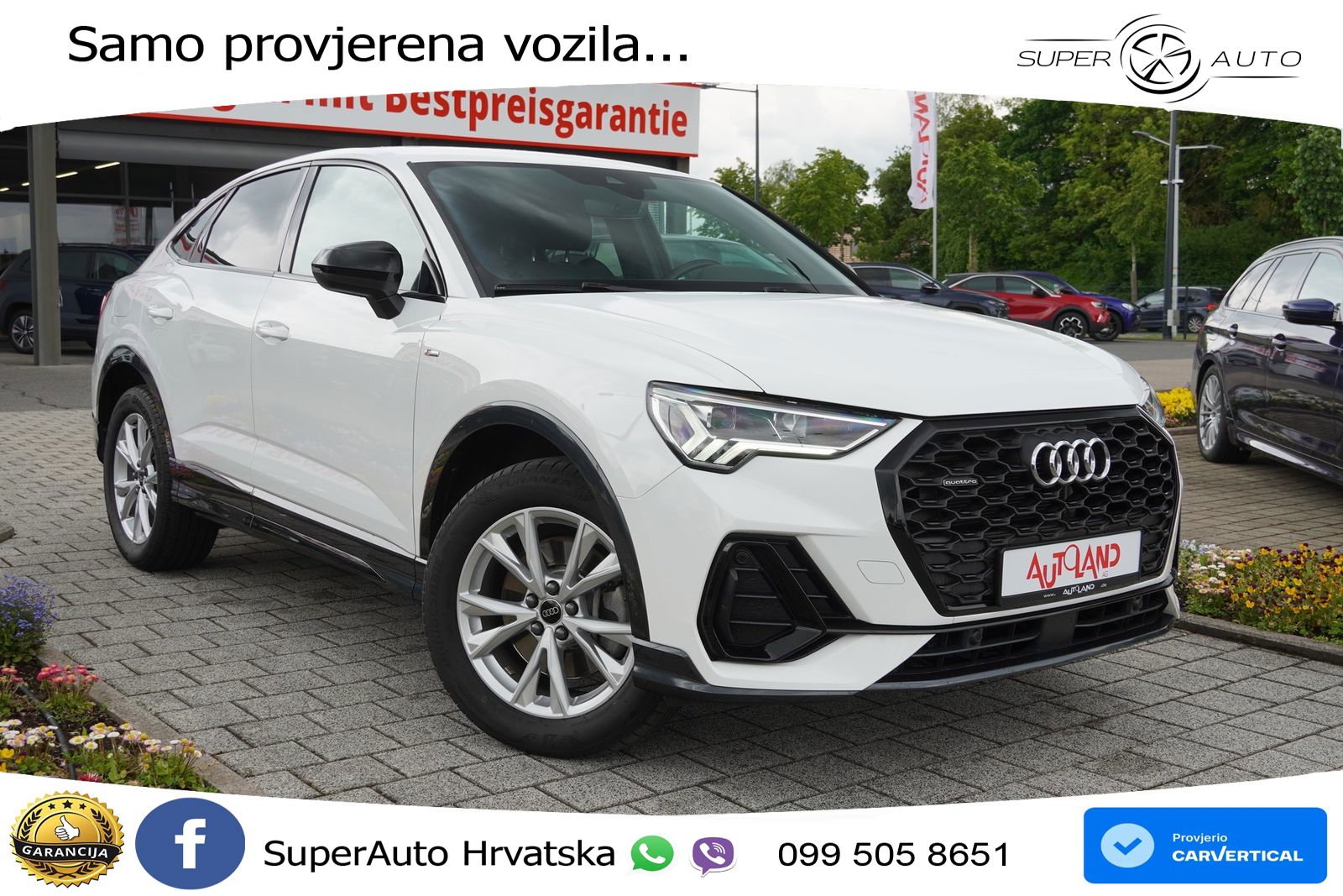 Audi Q3 II Sportback 45 TFSI (245 KS) quattro S tronic S line LED+GR SJED+ACC