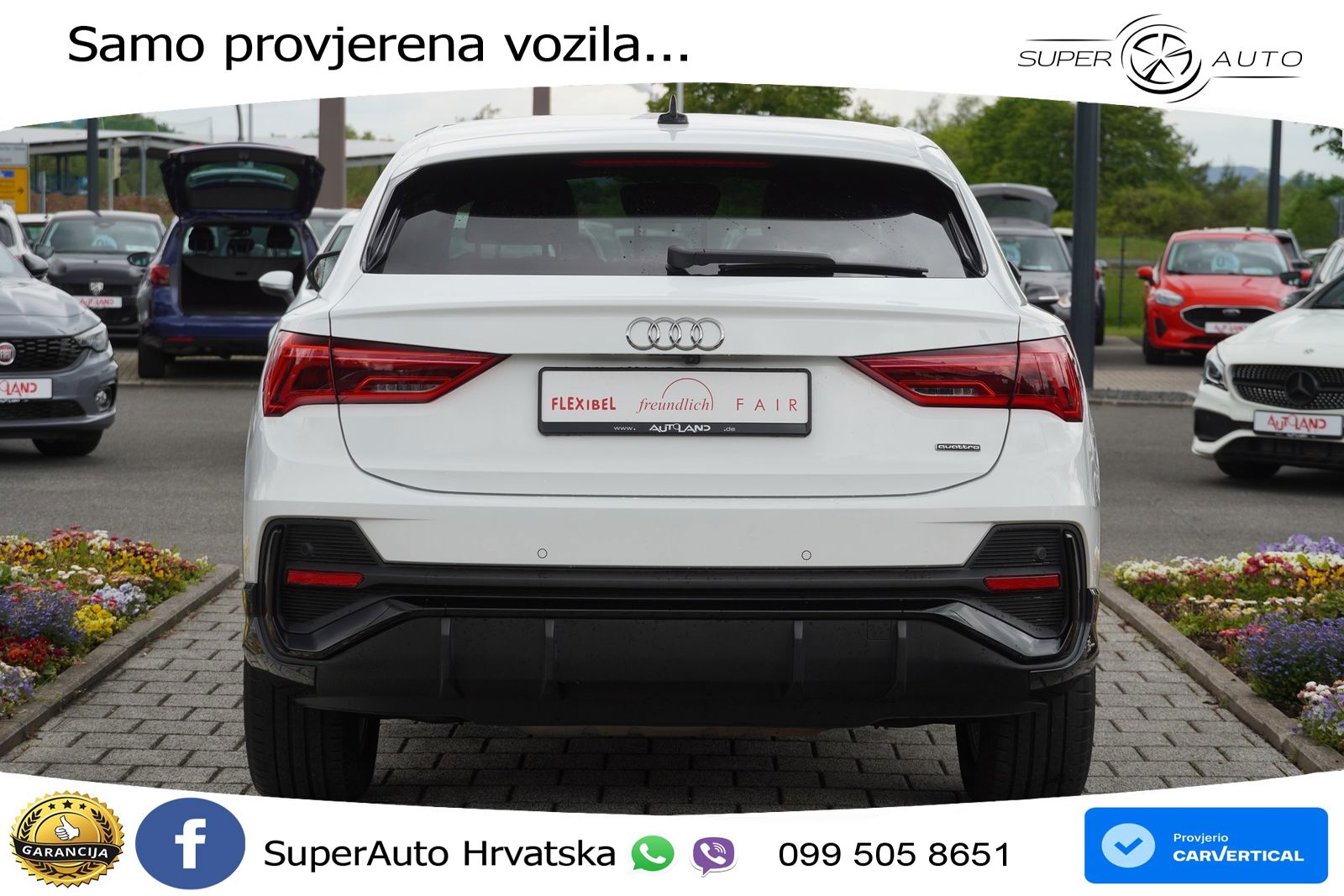 Audi Q3 II Sportback 45 TFSI (245 KS) quattro S tronic S line LED+GR SJED+ACC