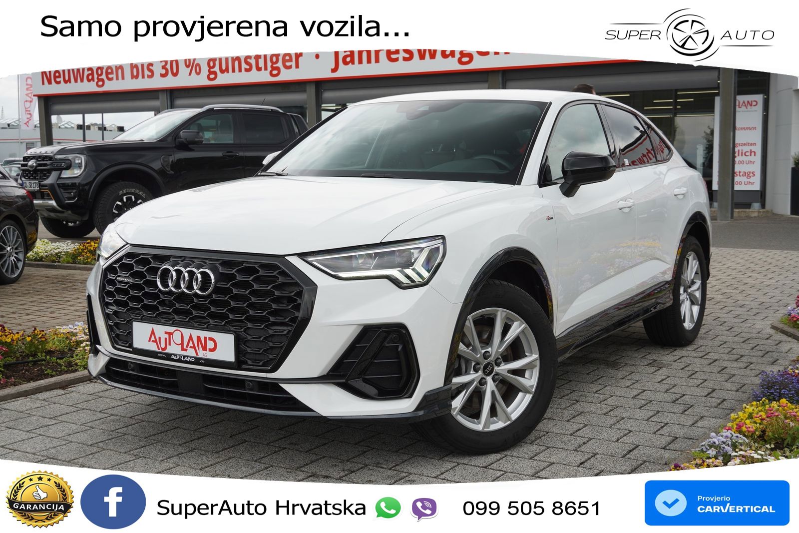 Audi Q3 II Sportback 45 TFSI (245 KS) quattro S tronic S line LED+GR SJED+ACC