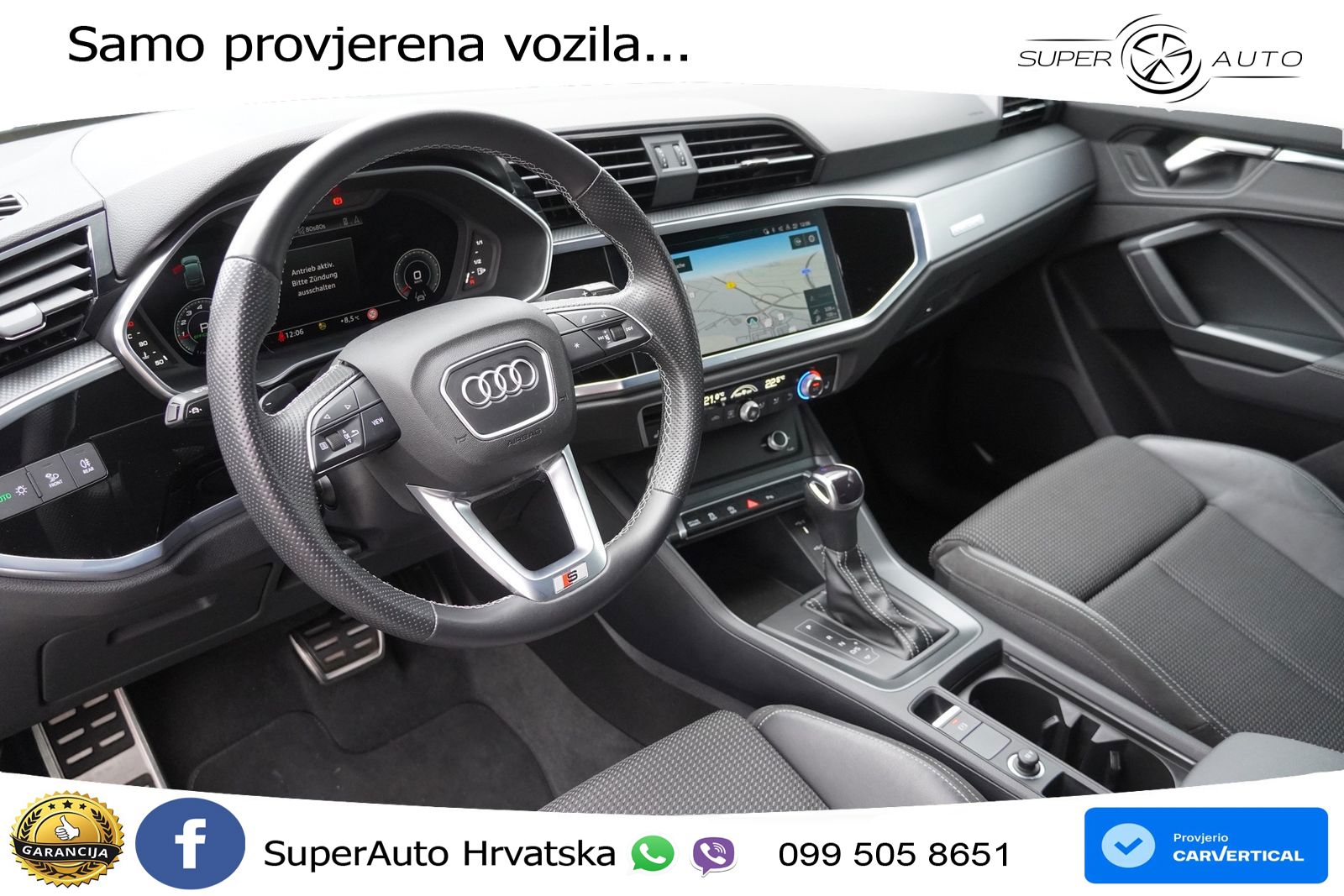 Audi Q3 II Sportback 45 TFSI (245 KS) quattro S tronic S line LED+GR SJED+ACC