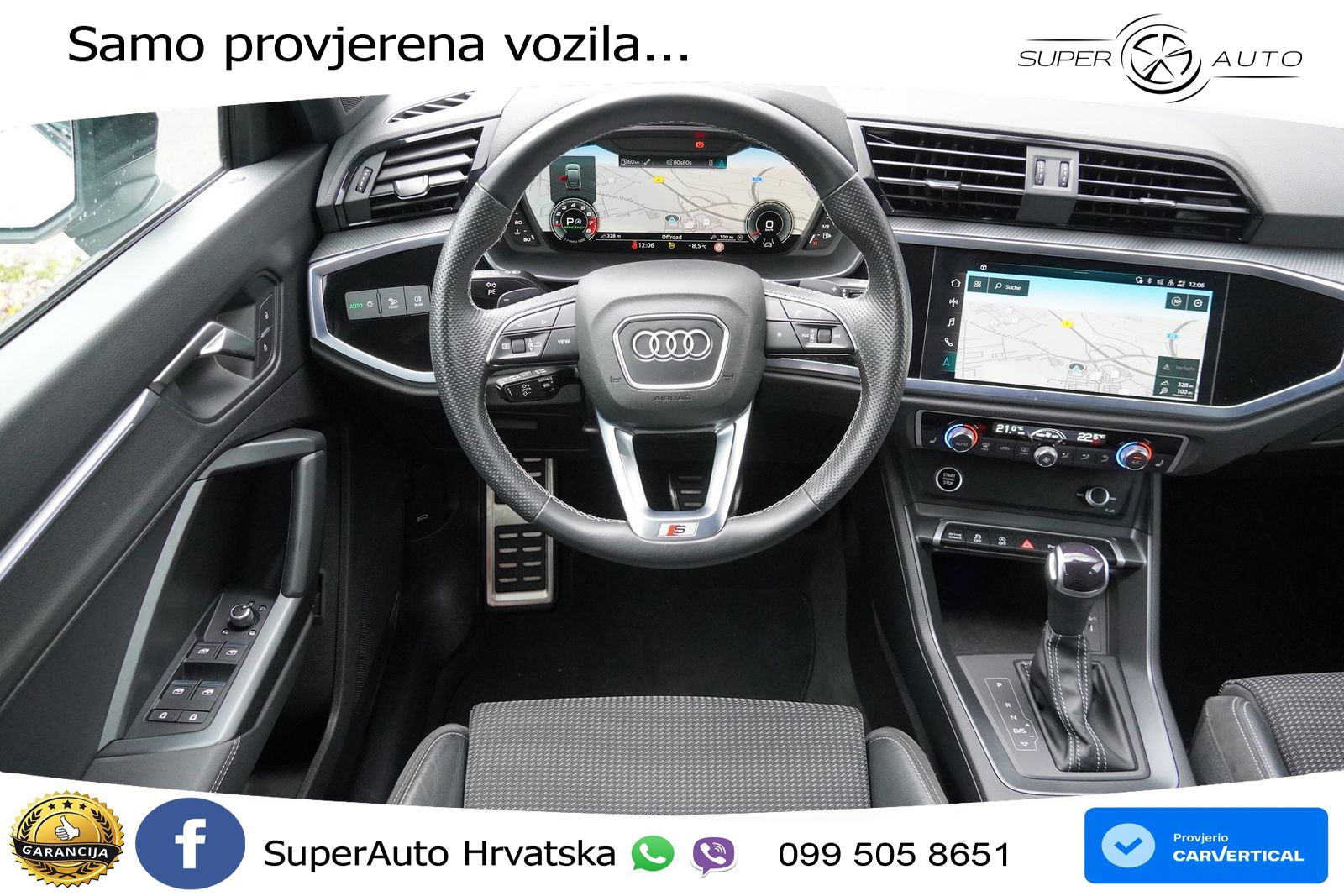 Audi Q3 II Sportback 45 TFSI (245 KS) quattro S tronic S line LED+GR SJED+ACC