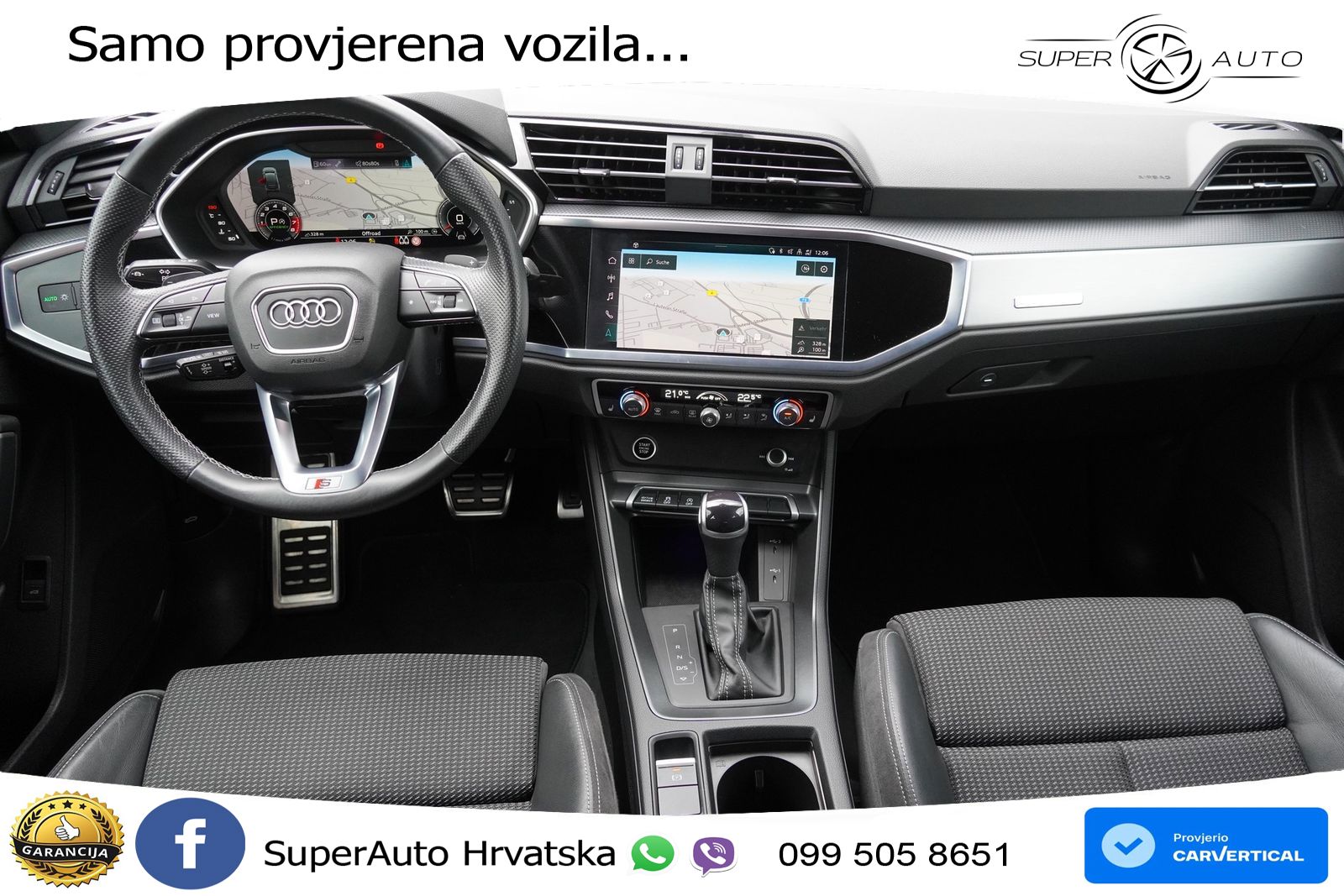 Audi Q3 II Sportback 45 TFSI (245 KS) quattro S tronic S line LED+GR SJED+ACC