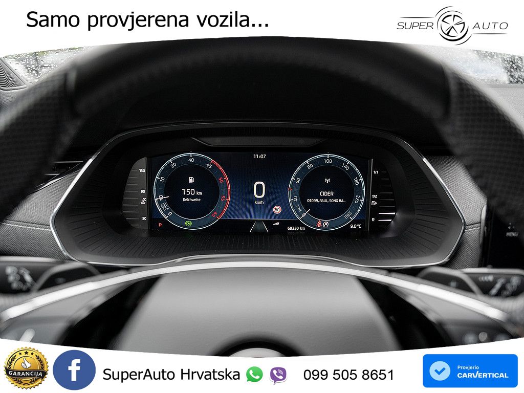 Škoda Octavia Combi 2.0 TDI (150 KS) DSG SportLine LED+GR SJED+ACC