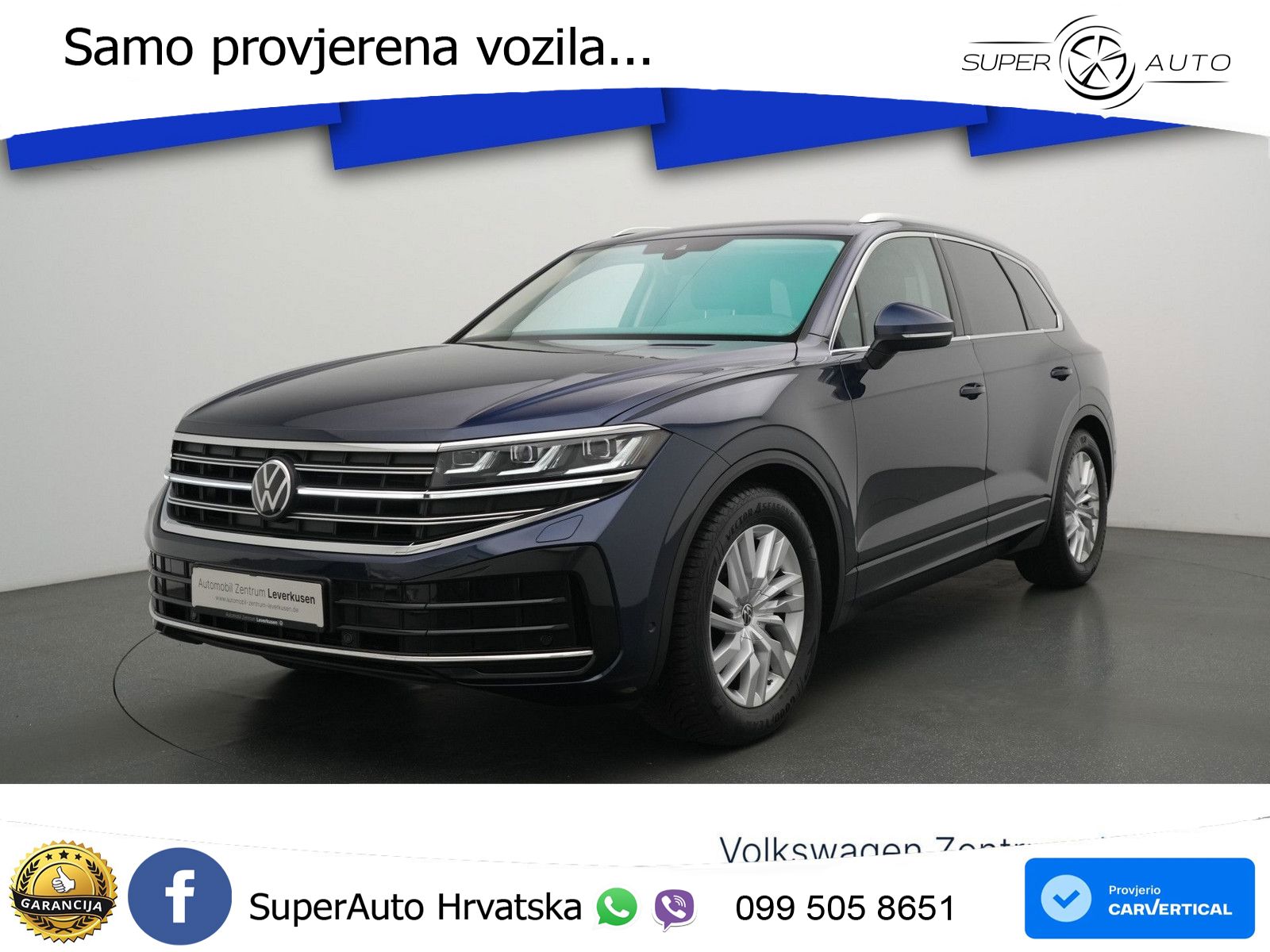 Volkswagen Touareg 3.0 V6 TDI (231 KS) 4MOTION Tiptronic ZRAČNI+ACC+GR SJED+KAM