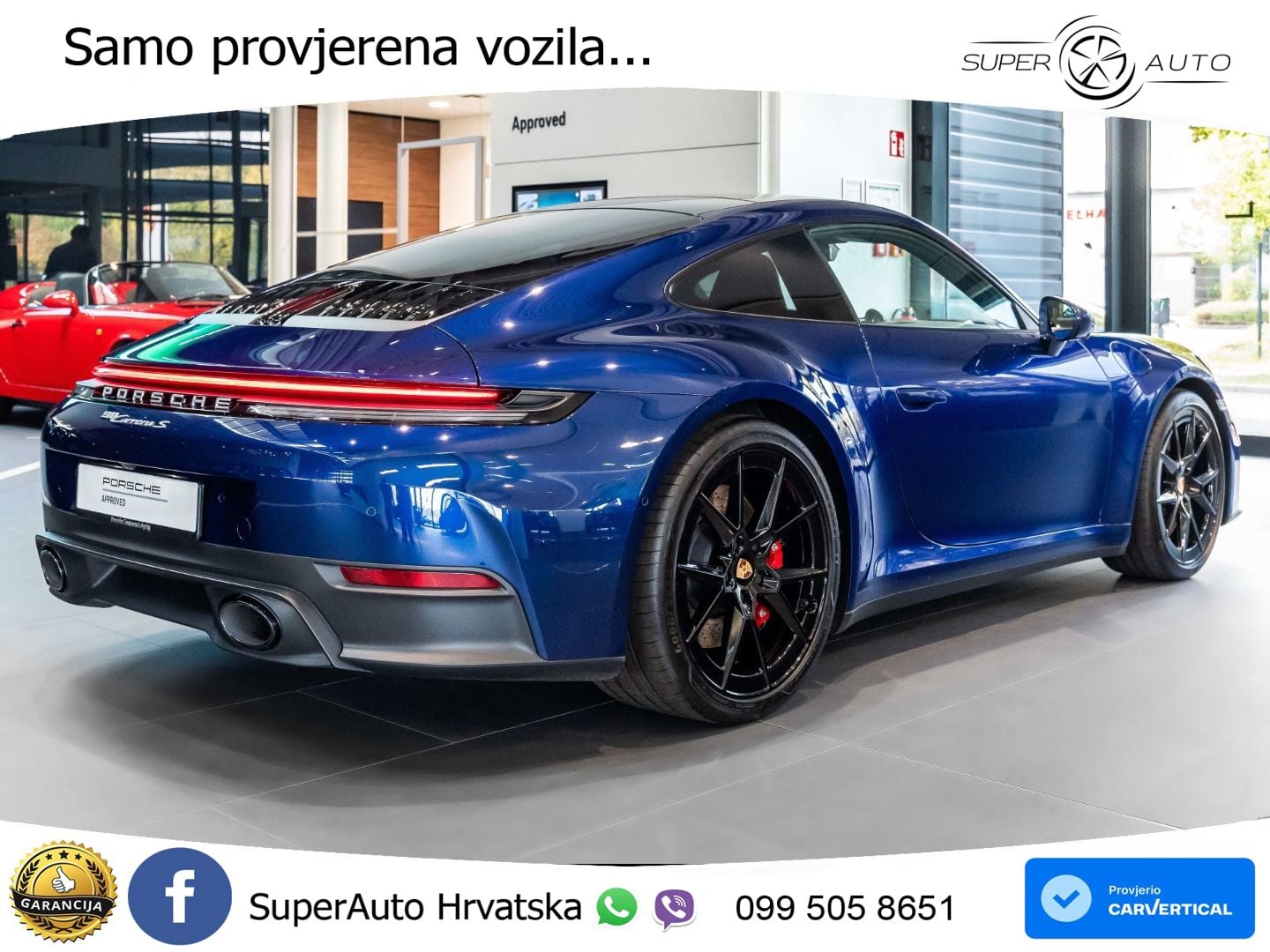 Porsche 911 Carrera GTS 3.0 (480 KS) PDK ACC+GR SJED+360+PANO