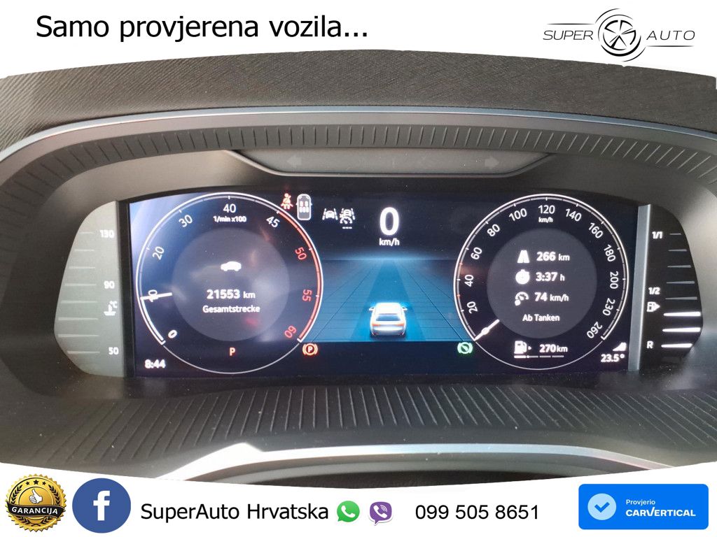 Škoda Octavia Combi 2.0 TDI (150 KS) DSG LED+GR SJED+ACC