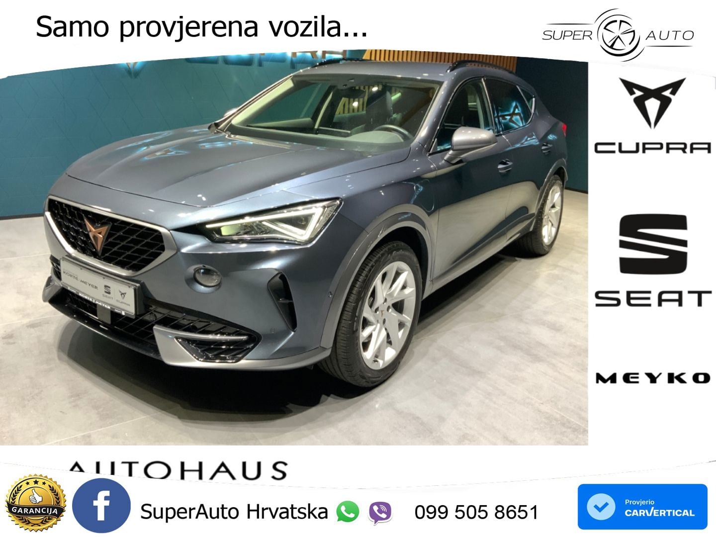 Cupra Formentor 1.4 TSI (204 KS) e-Hybrid DSG LED+GR SJED+ACC