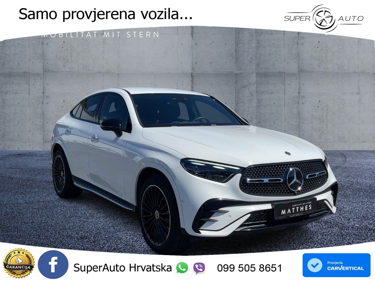 Mercedes GLC Coupe 450d (367 KS) 4MATIC 9G-TRONIC AMG ZRAČNI+ACC+GR SJED+KAM
