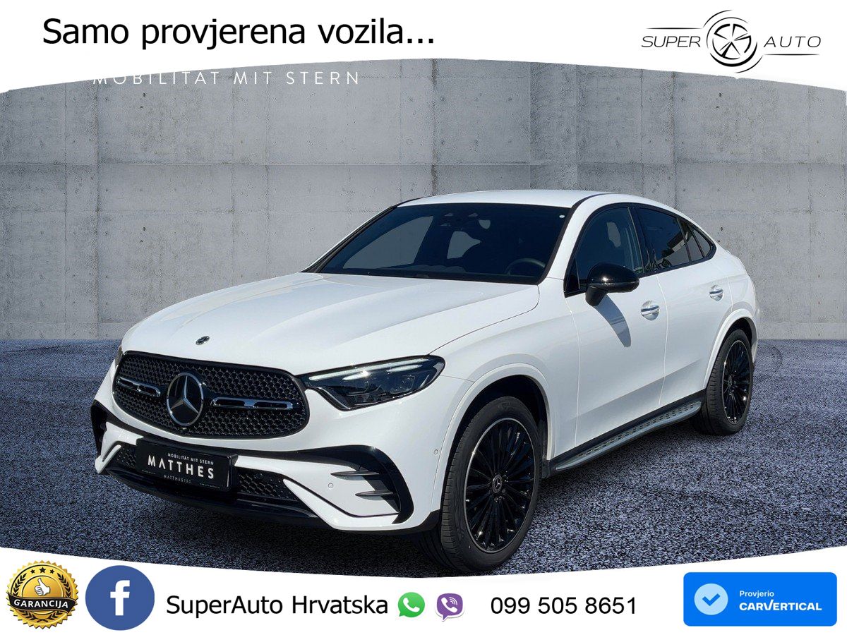 Mercedes GLC Coupe 450d (367 KS) 4MATIC 9G-TRONIC AMG ZRAČNI+ACC+GR SJED+KAM