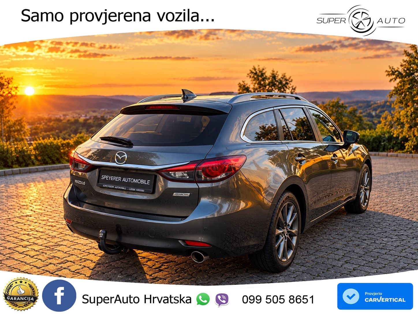 Mazda 6 Sport Combi 2.2 SKYACTIV-D (150 KS) LED+GR SJED+ACC