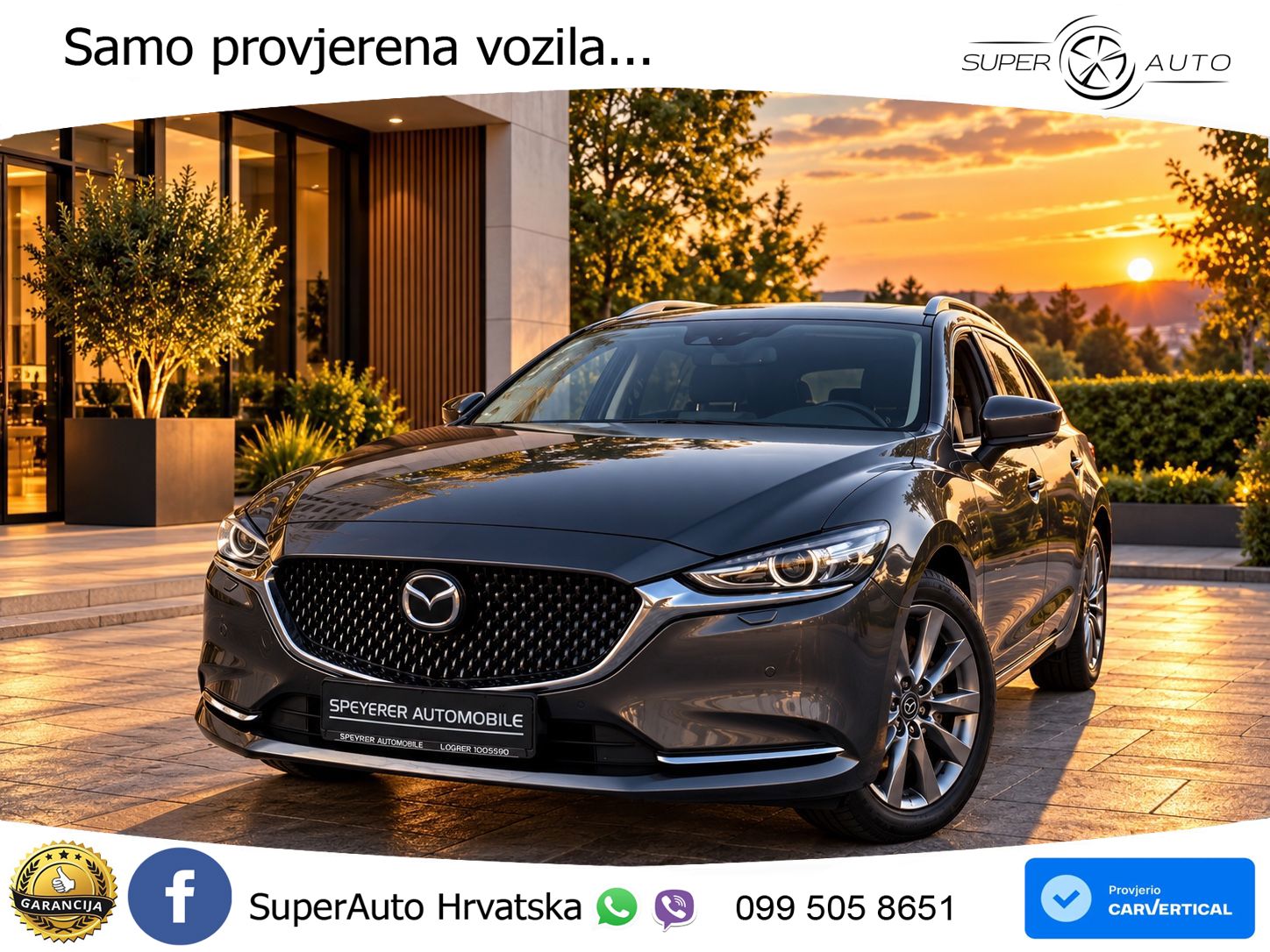Mazda 6 Sport Combi 2.2 SKYACTIV-D (150 KS) LED+GR SJED+ACC