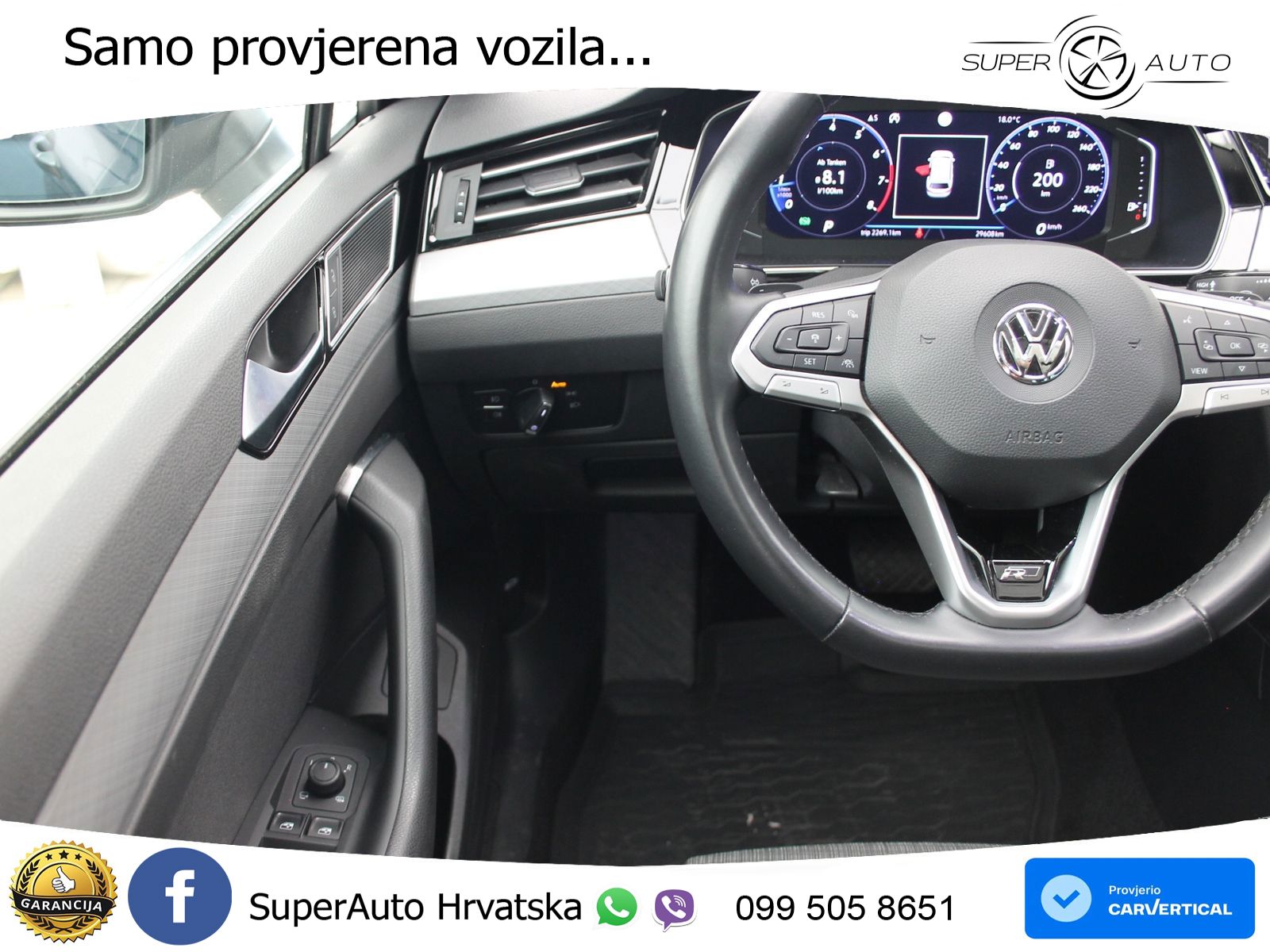 Volkswagen Passat Variant 2.0 TSI (190 KS) DSG Business LED+GR SJED+ACC