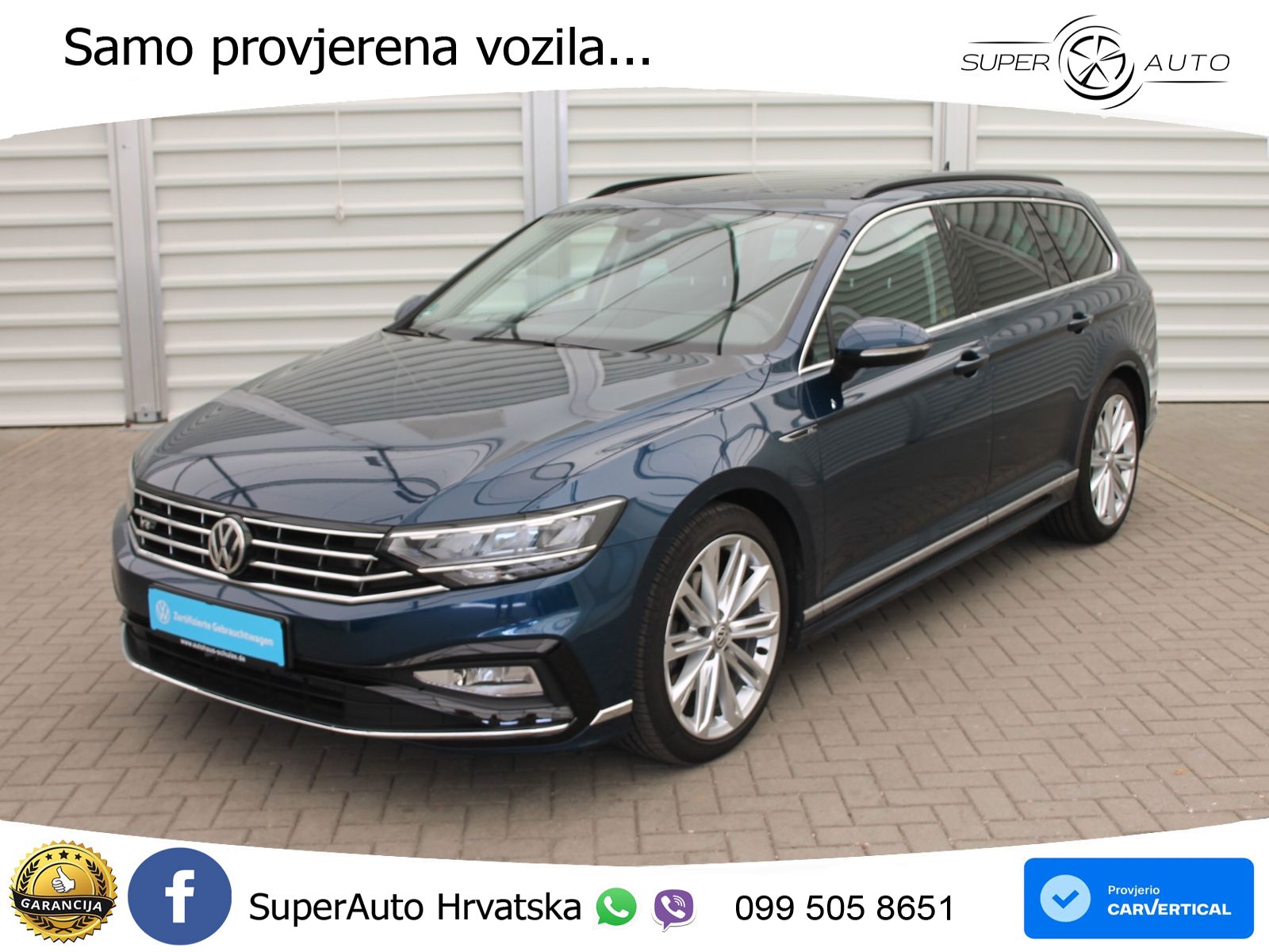 Volkswagen Passat Variant 2.0 TSI (190 KS) DSG Business LED+GR SJED+ACC
