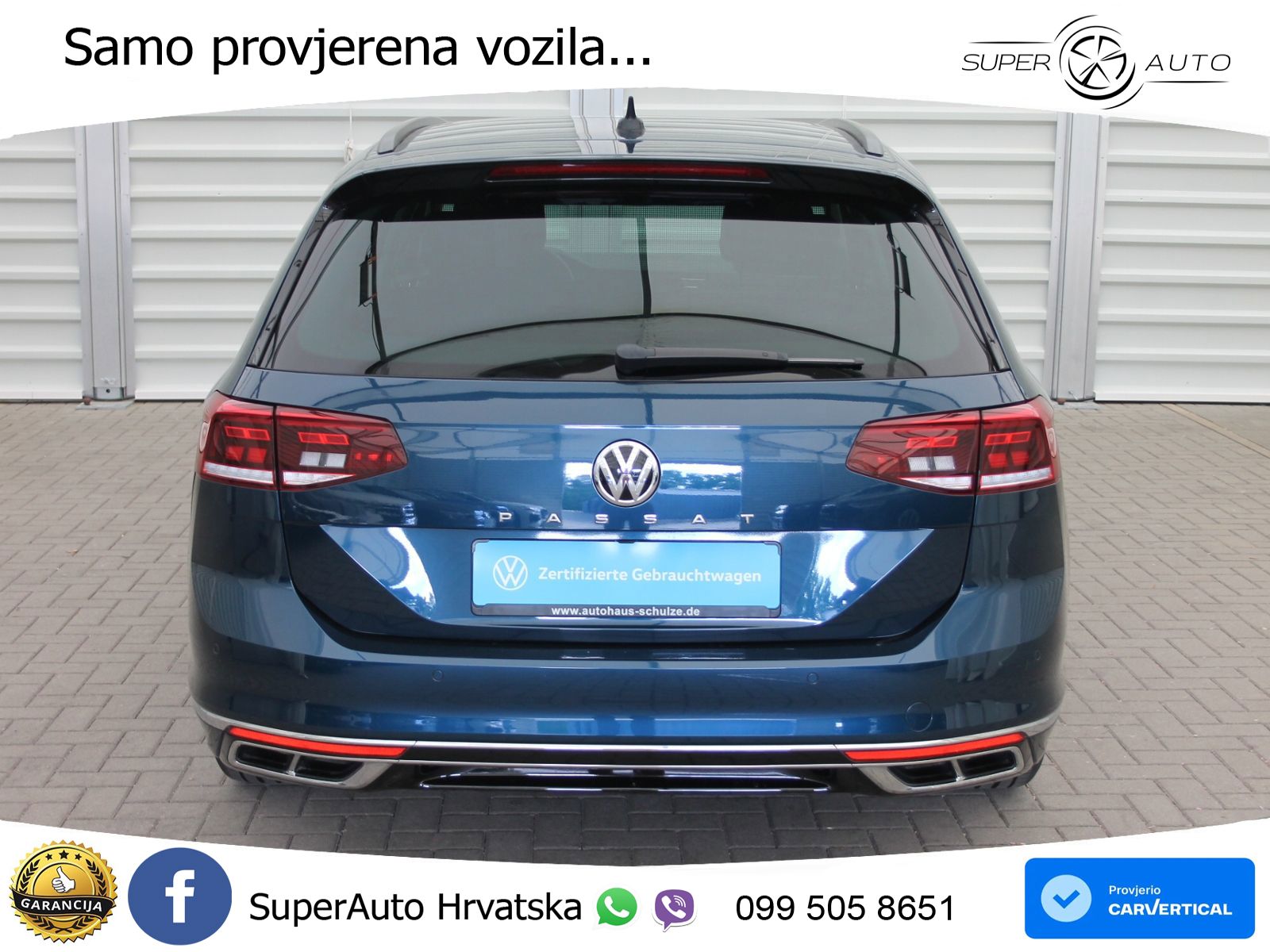 Volkswagen Passat Variant 2.0 TSI (190 KS) DSG Business LED+GR SJED+ACC