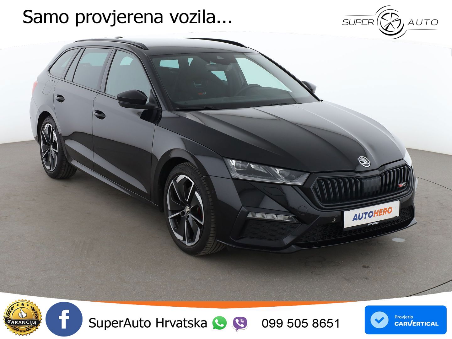 Škoda Octavia Combi RS 2.0 TDI (200 KS) DSG LED+GR SJED+ACC